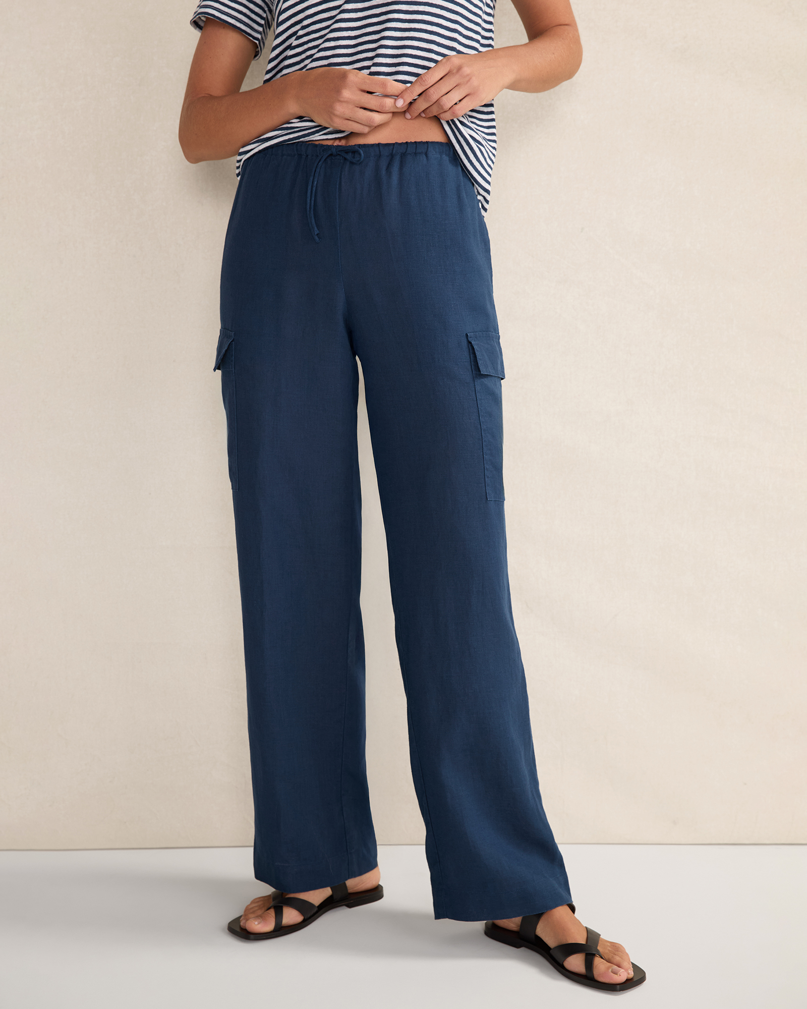 Linen Cargo Pants | Haven Well Within