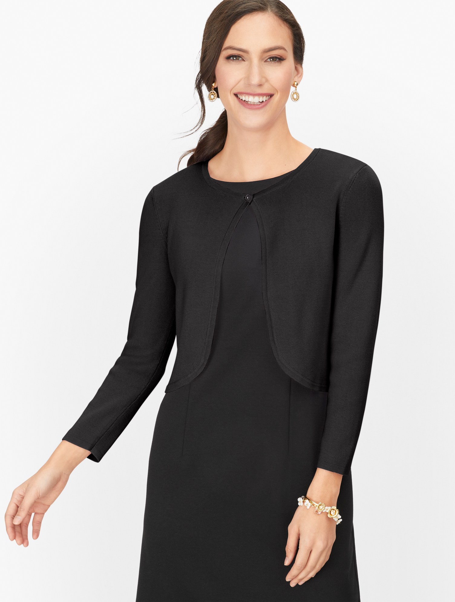 talbots classic dress shrug Classic Dress Shrug - Floral
