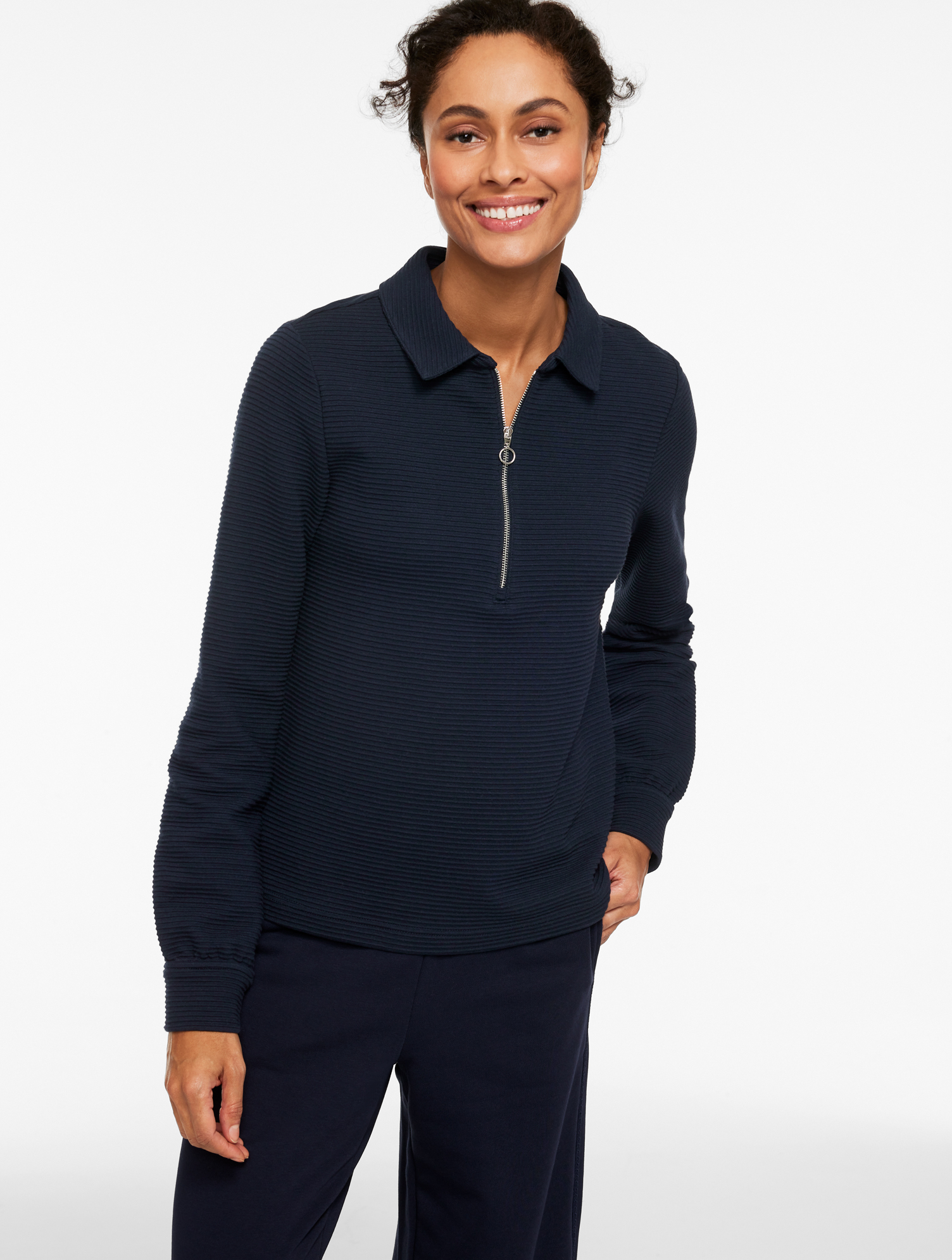 Effortless UltraKnit Funnel Neck Tunic | Talbots