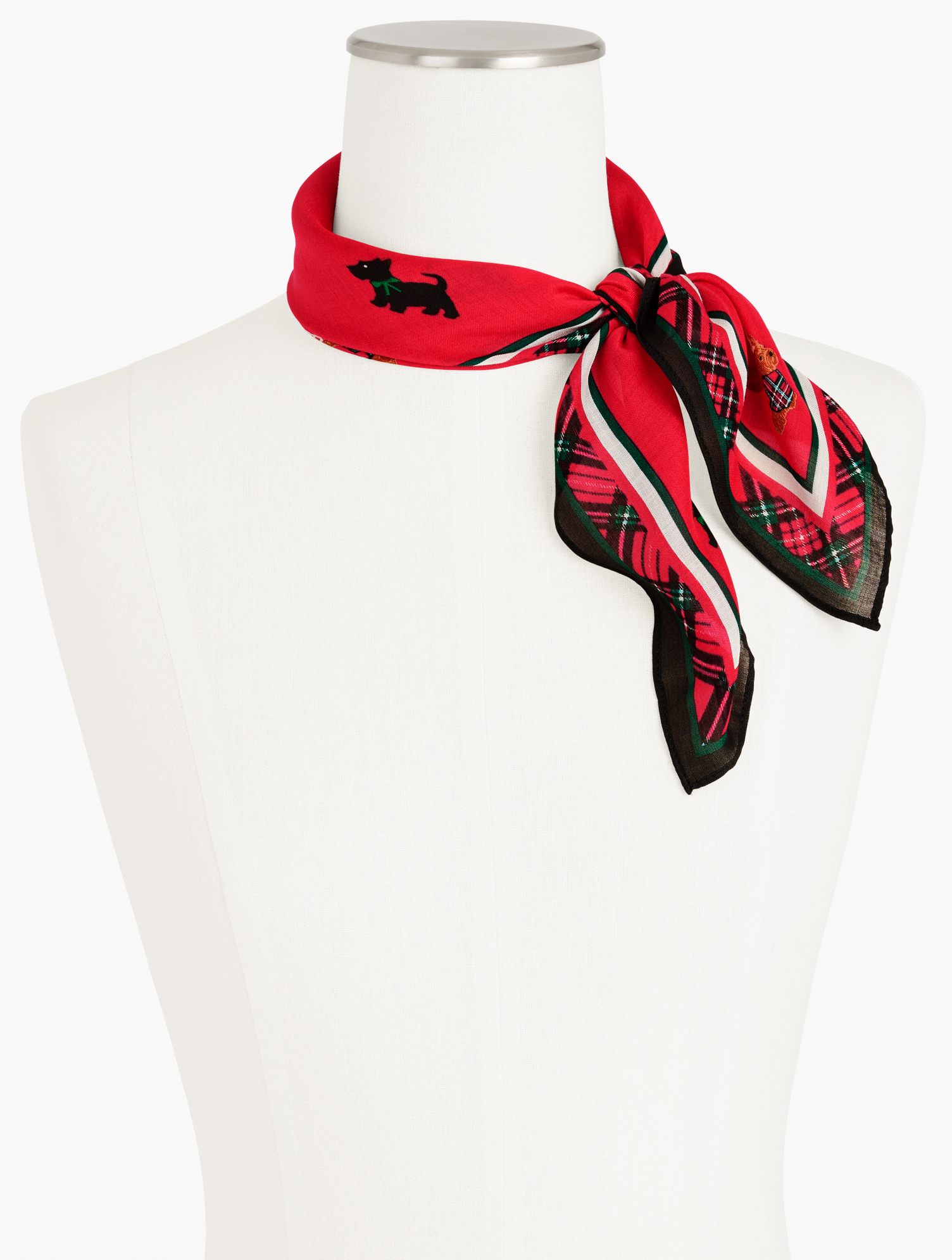 Festive Dogs Neckerchief | Talbots