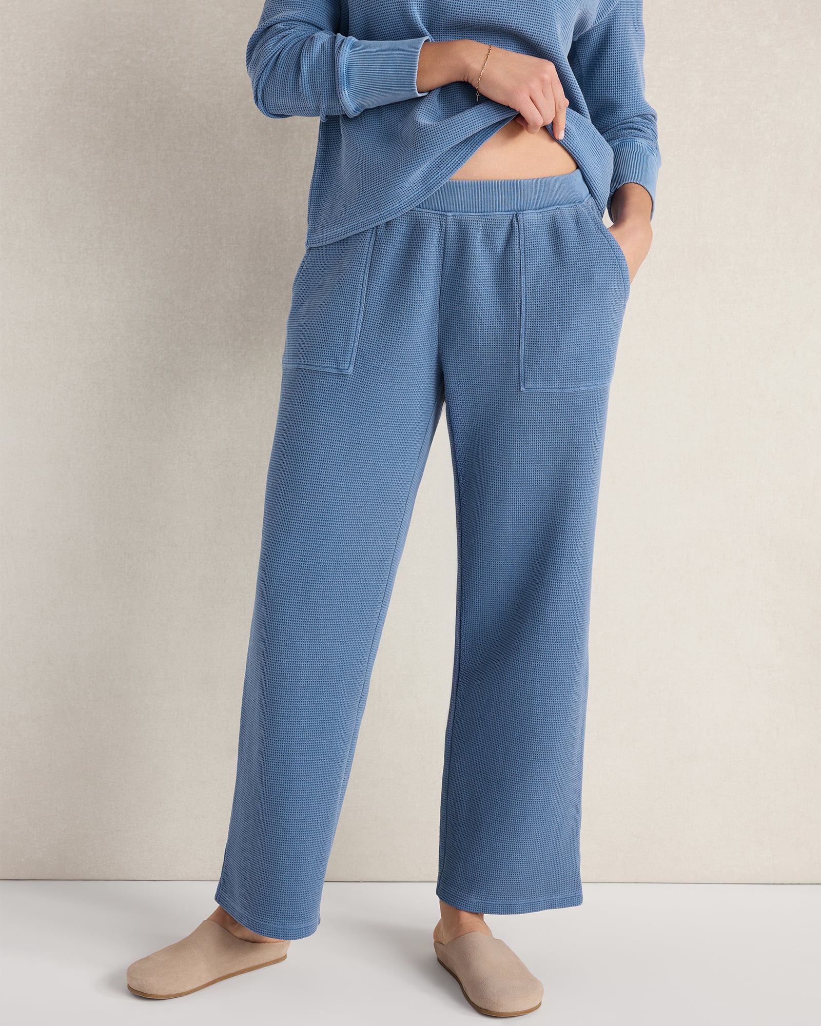 Resti Organic Cotton Waffle Pants