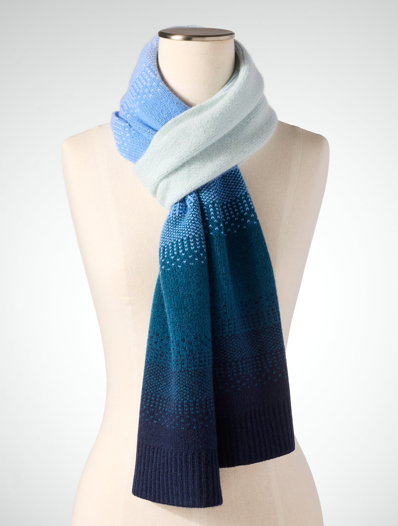 Sparkling Fair Isle Scarf | Talbots