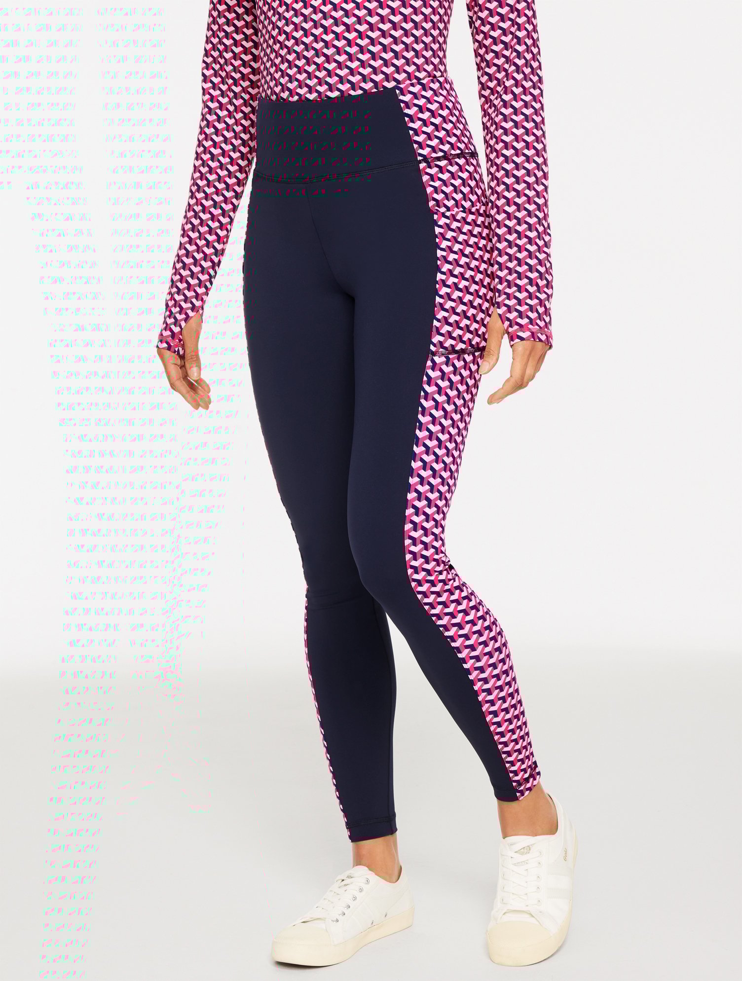 Performance Compression Leggings - Geo