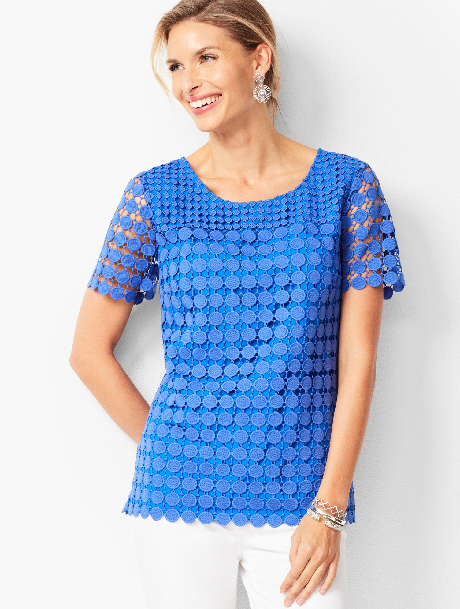 トップス shalom club I DON'T KNOW LACE TOP (GRAY) I DON'T KNOW LACE TOP (GRAY) : SHALOM