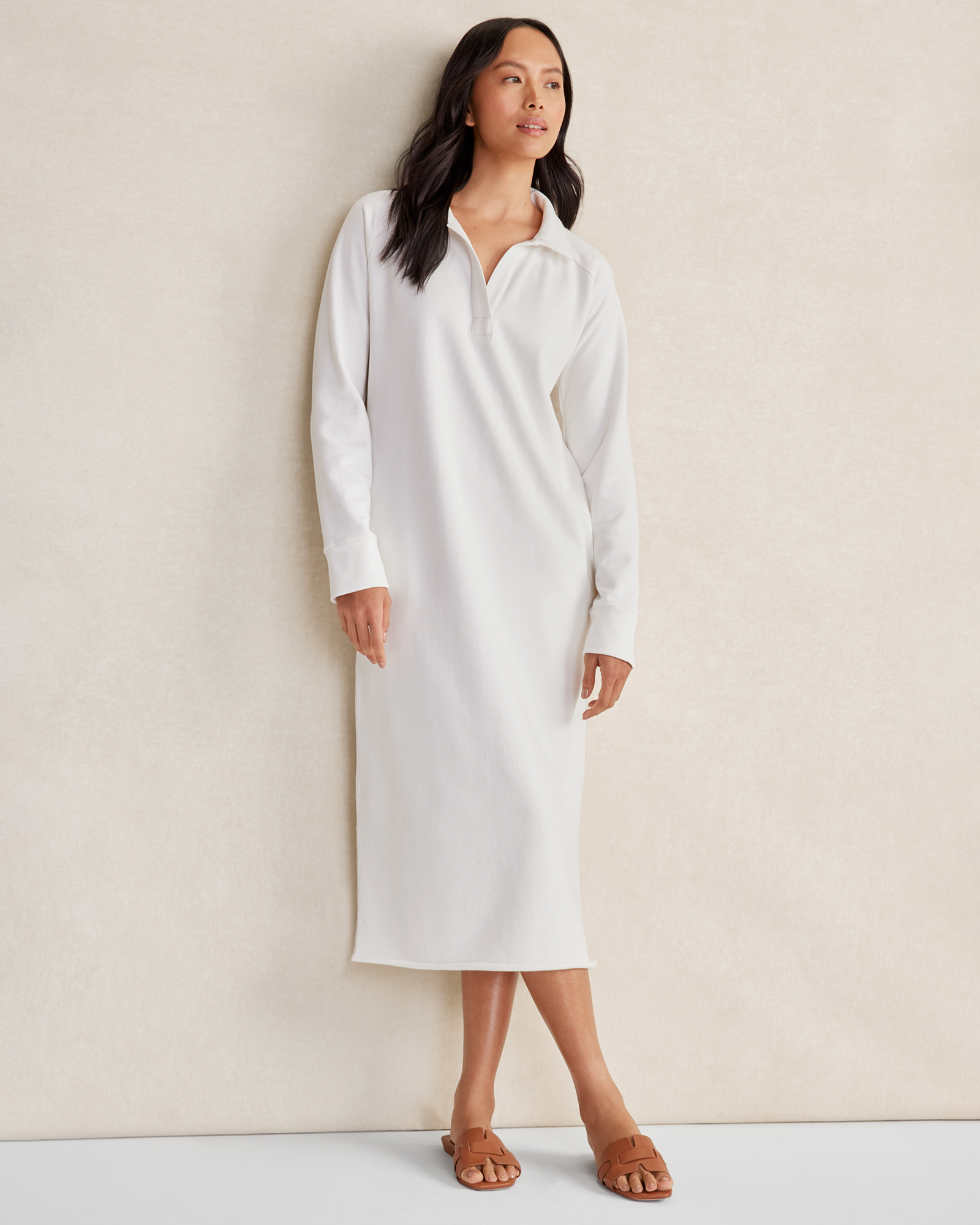Organic Cotton Lofty Terry Lounge Dress | Haven Well Within