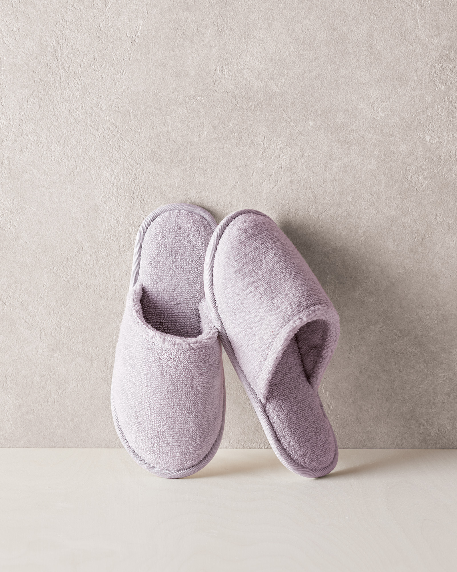 Talbots Plush Slippers - Lavender - Small  In Purple
