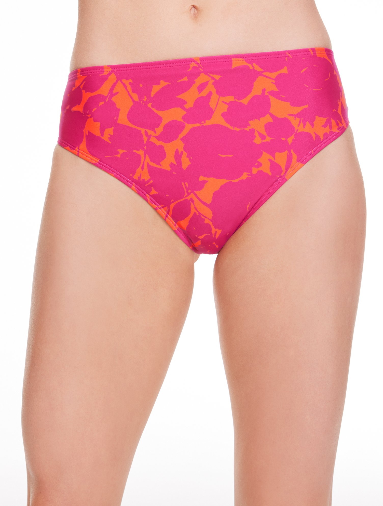 Aqua Club High Waist Swim Bottom - Capri Rose