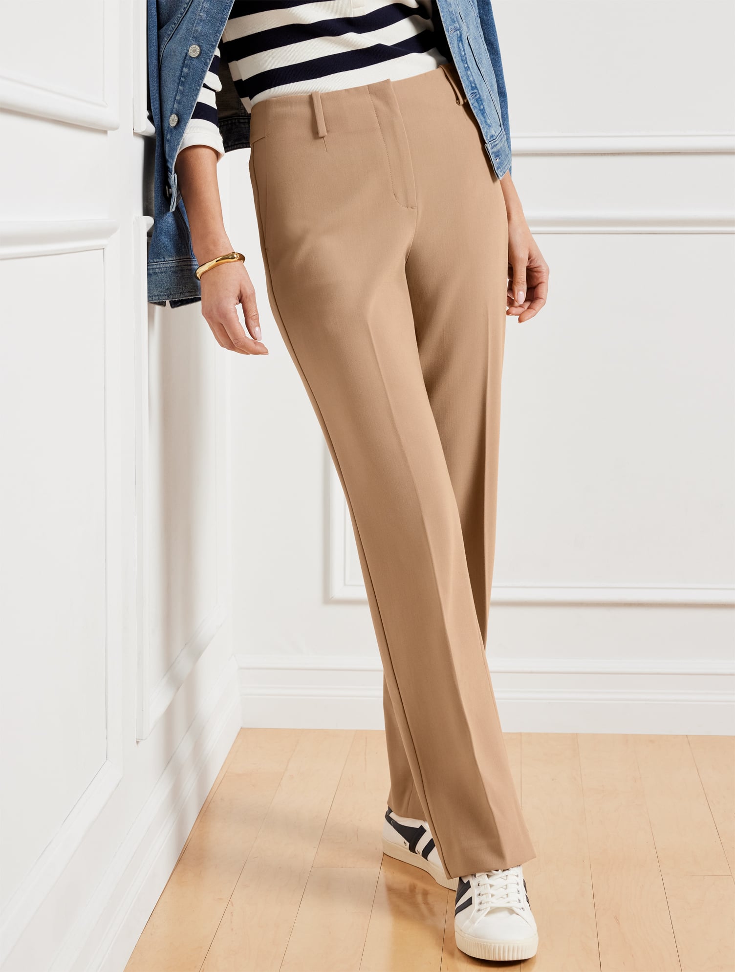 Talbots Southampton Tailored Stretch Straight Leg Pants | Talbots display picture 1