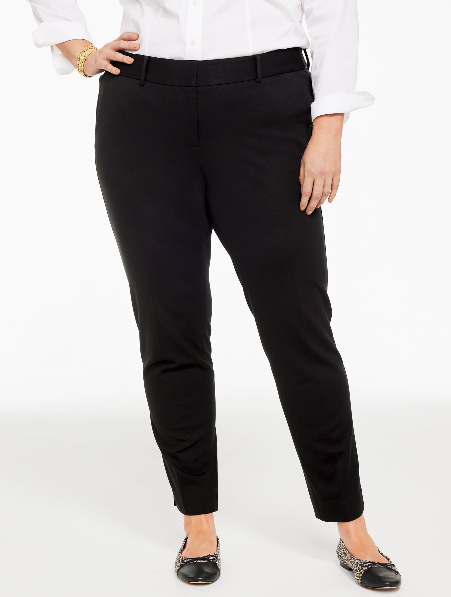 ankle dress pants for ladies Talbots Hampshire Straight - Ponte occasions: evening