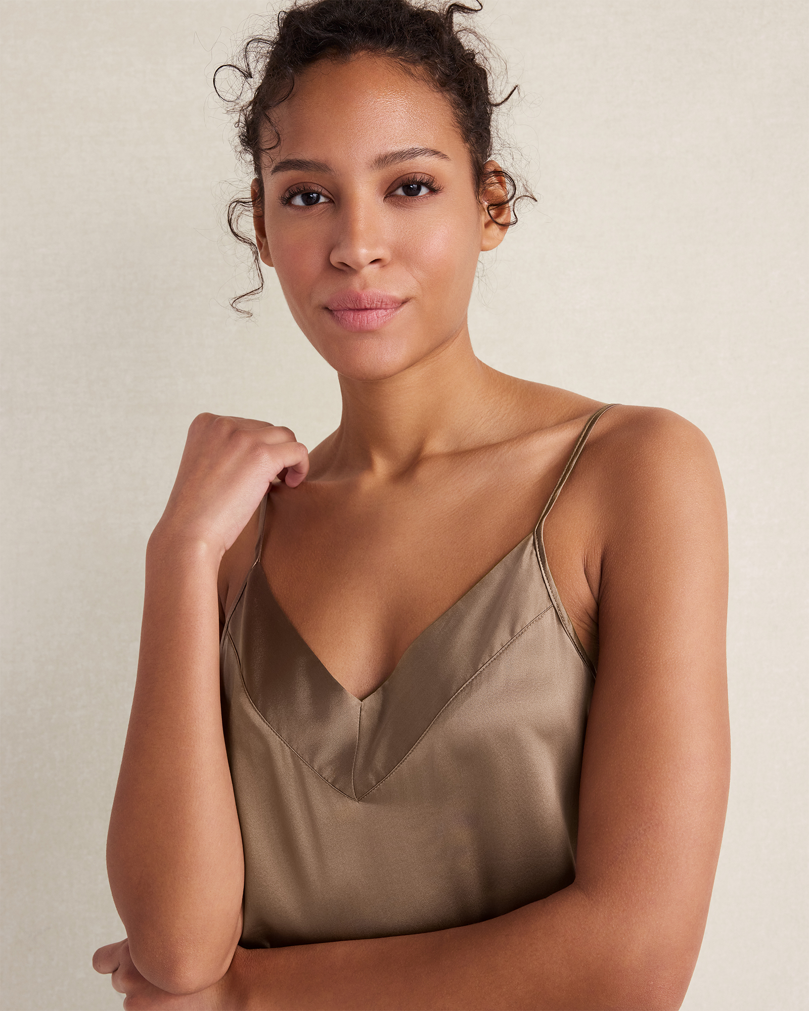 Washable Silk Double V Sleep Cami | Haven Well Within Washable Silk Double V Sleep Cami | Haven Well Within