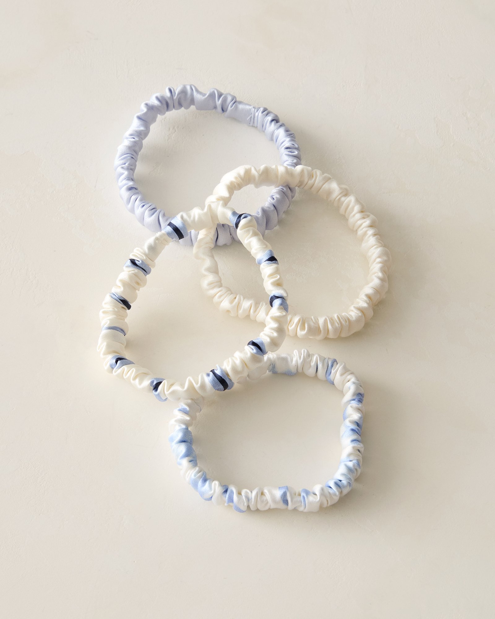 Washable Silk Hair Ties — Pinstripe