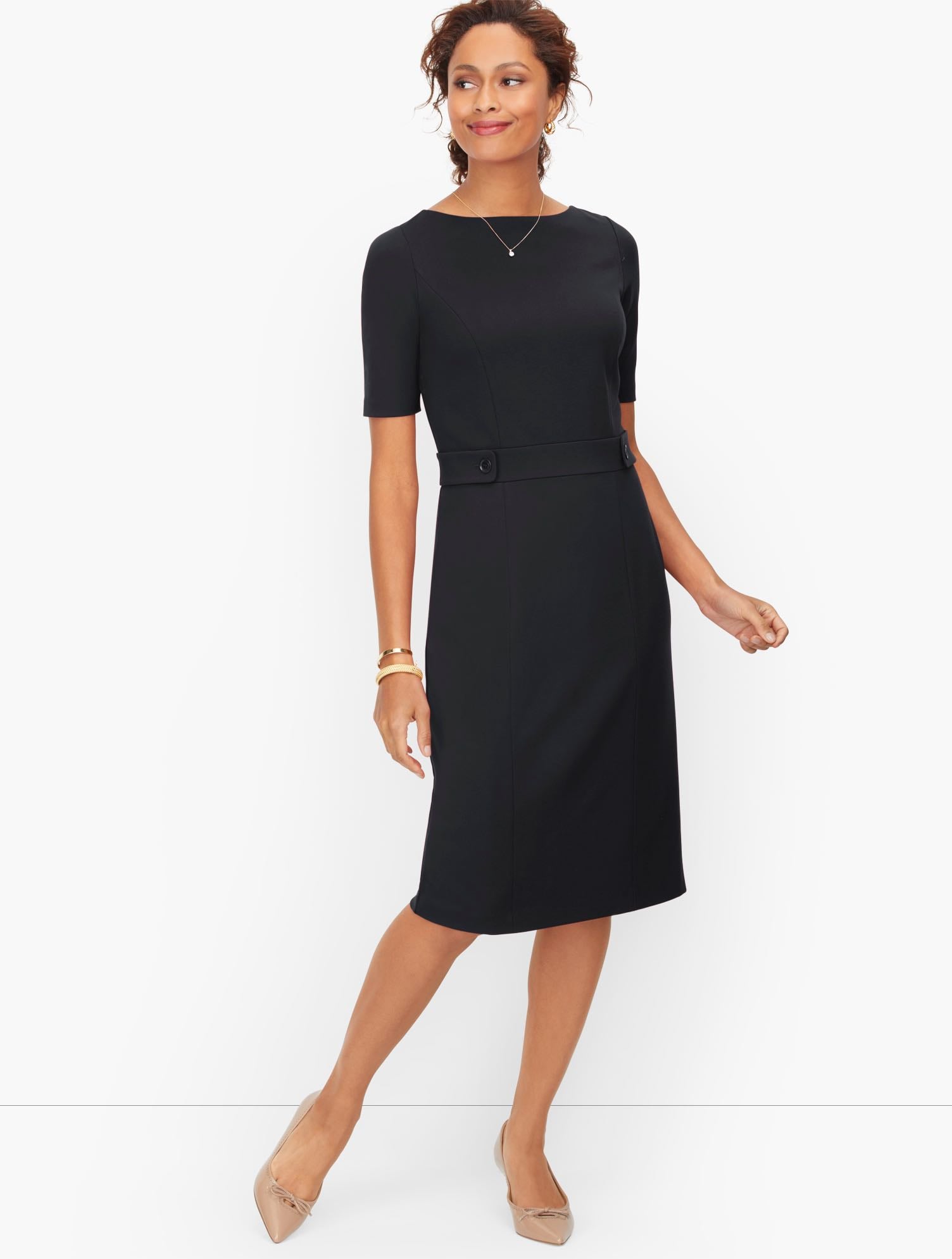 Special Occasion Jcpenney Formal Dresses Perceptions Short Lace Sleeve Fit  Flare Dresses, Color: Black JCPenney