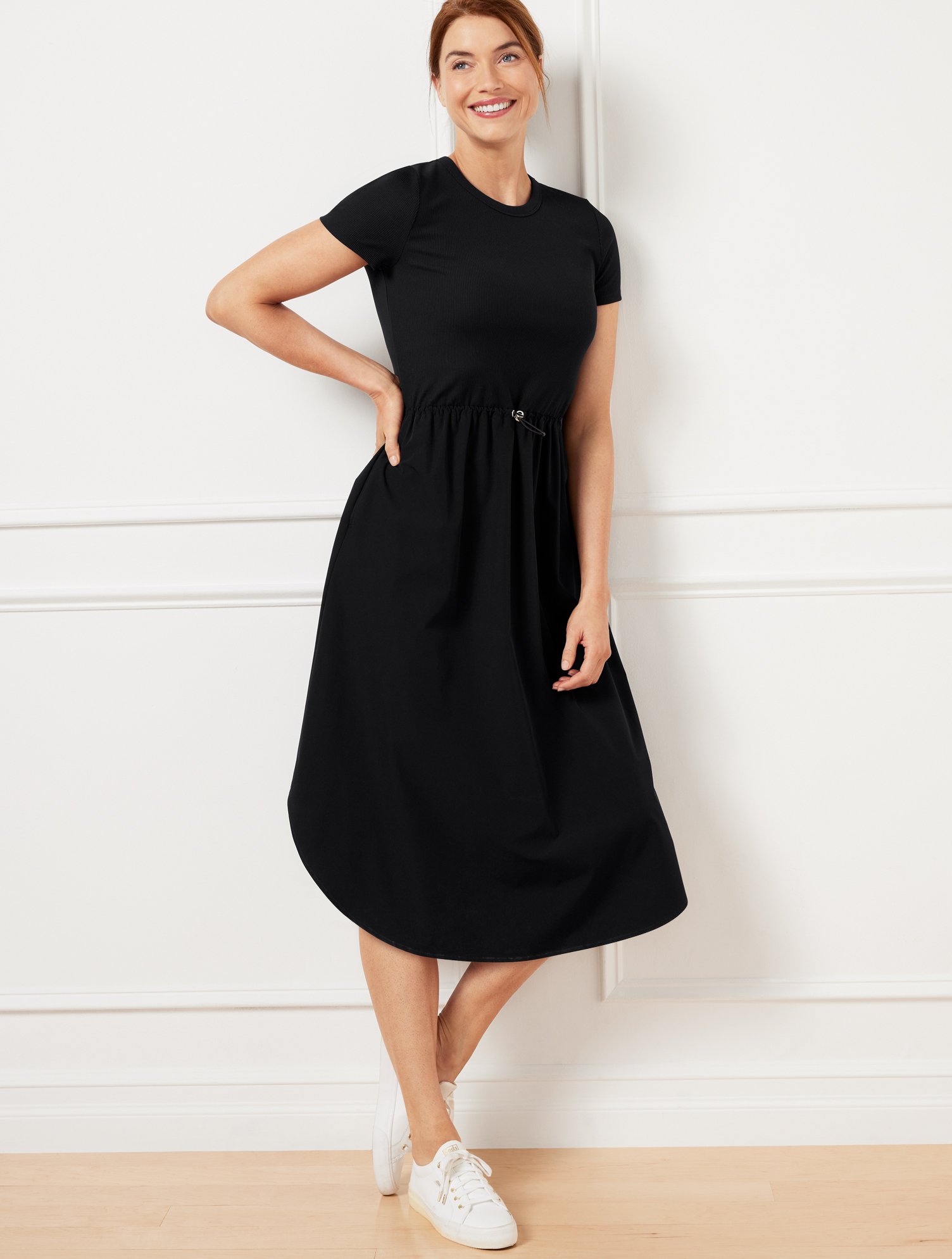 Short Sleeve Polo Dress - Breezy Palm | Talbots