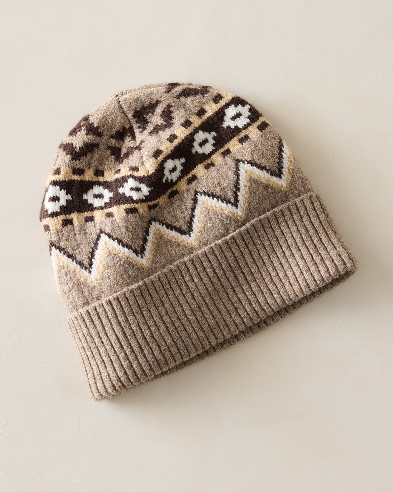 Organic Cotton Blend Fair Isle Hat