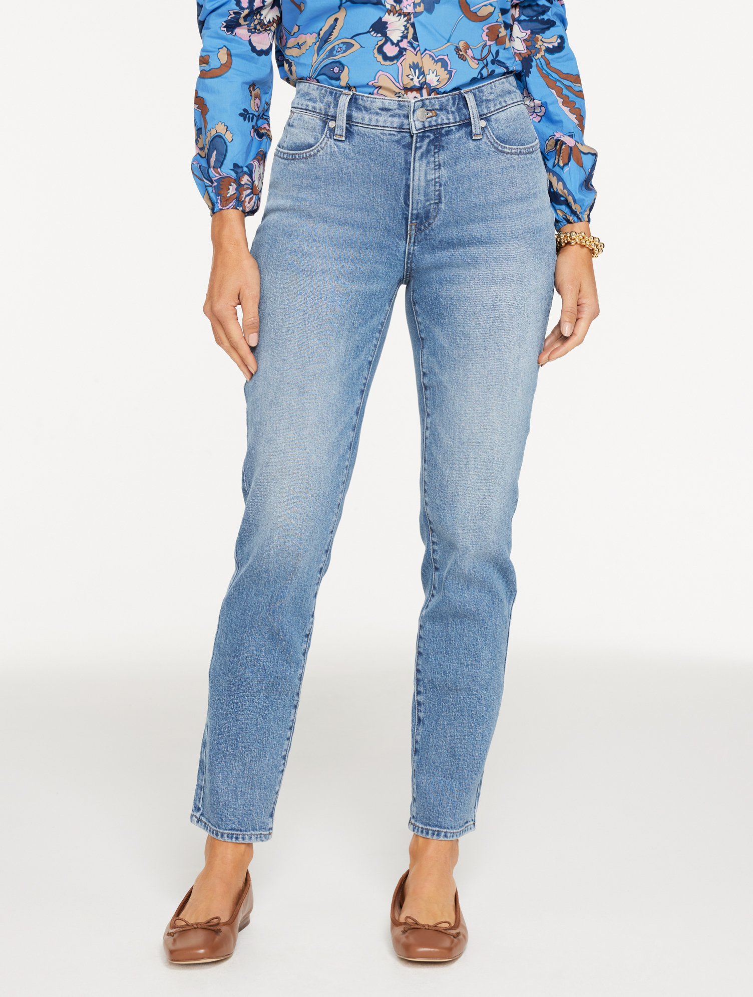 Slim Ankle Jeans - Linden Wash