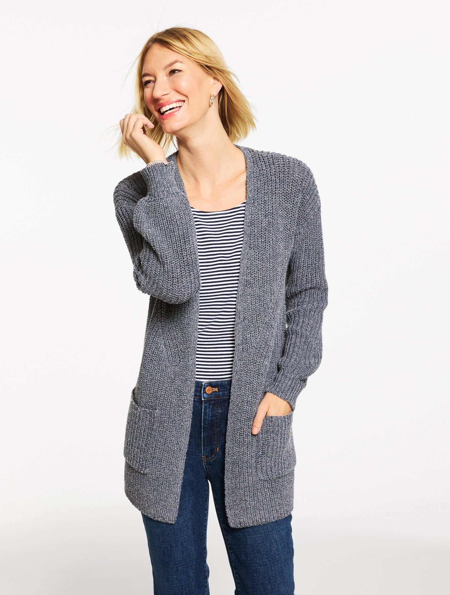 Shaker Stitch Cardigan
