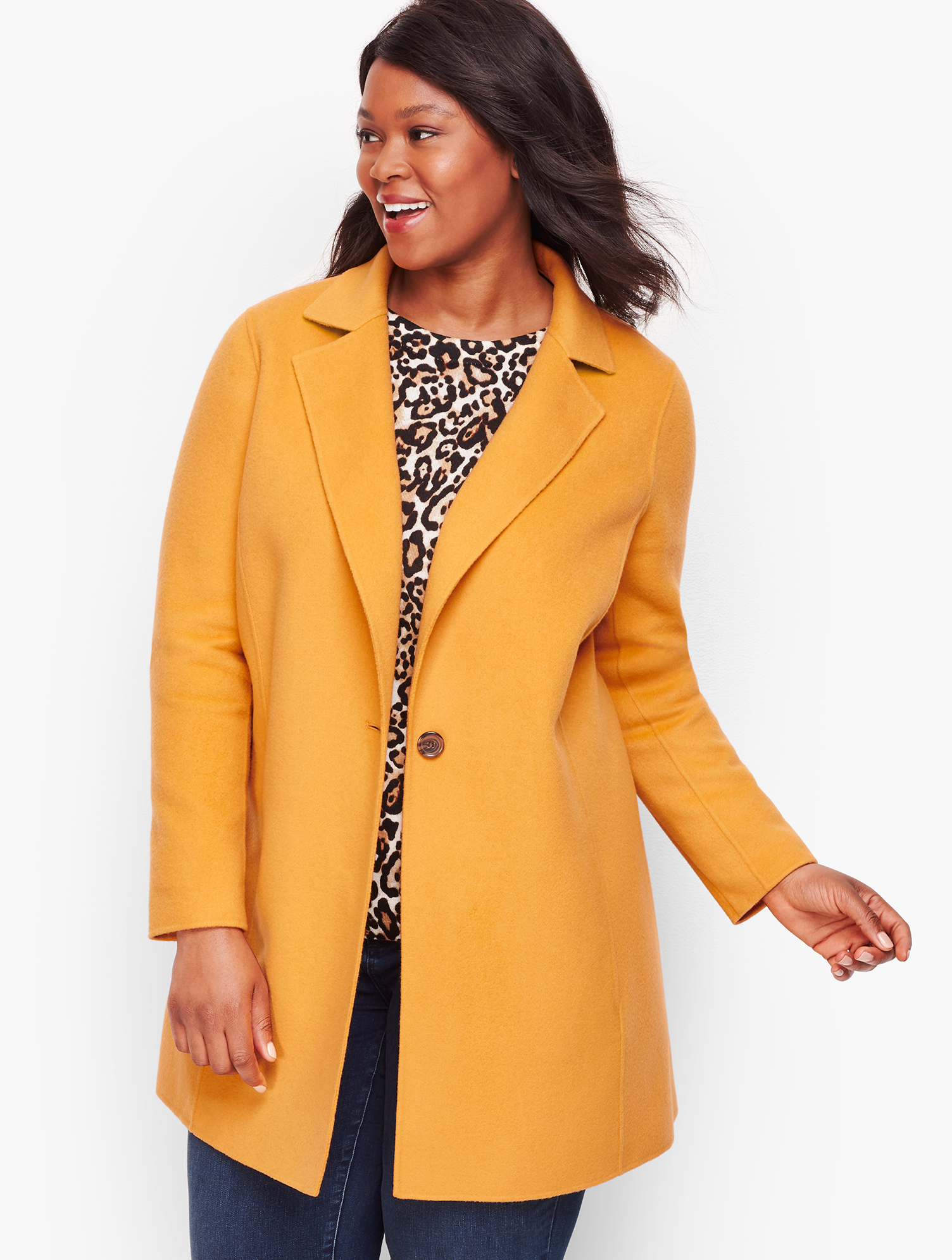 Double Face Wool Jacket | Talbots