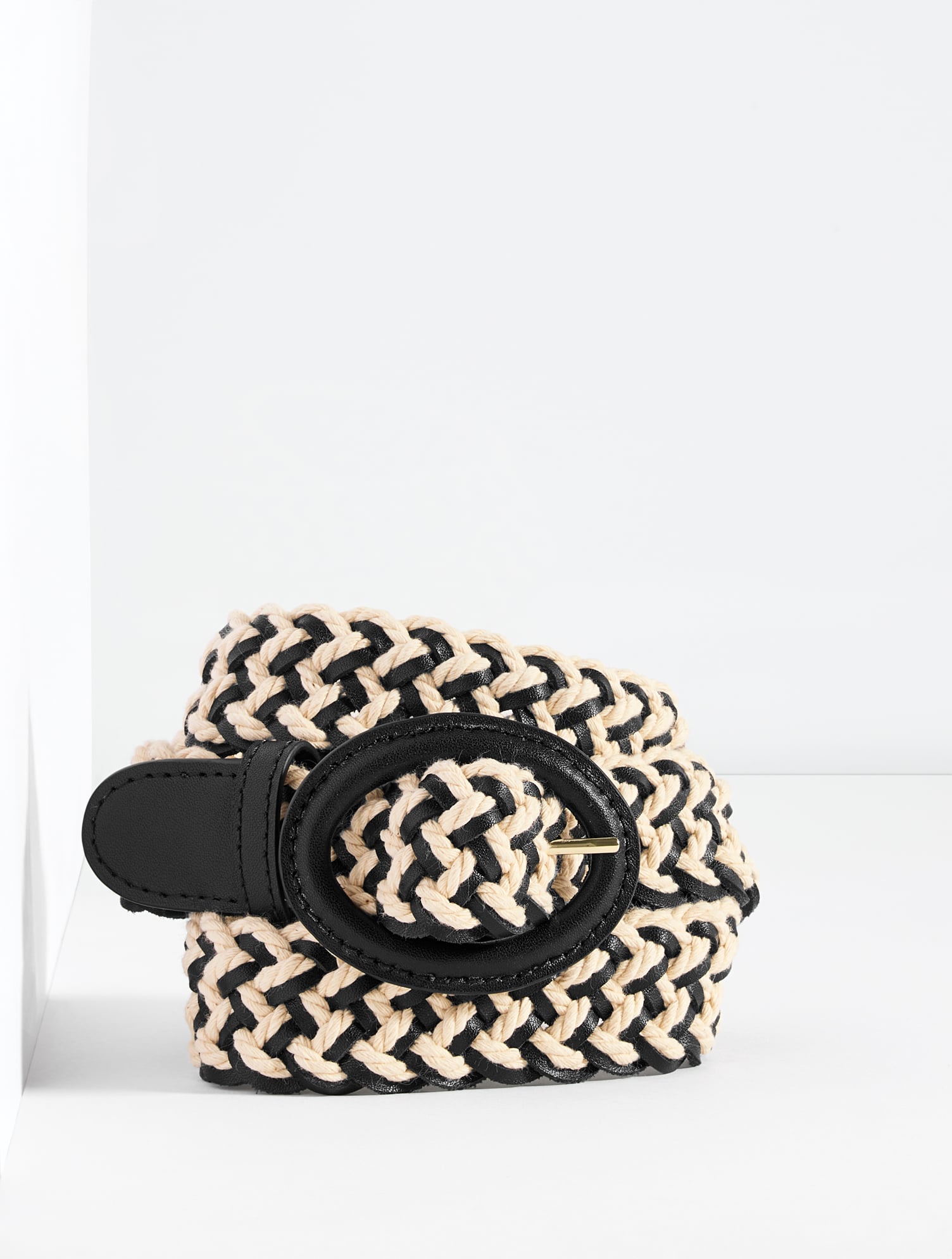 Leather Braided Rope Belt | Talbots