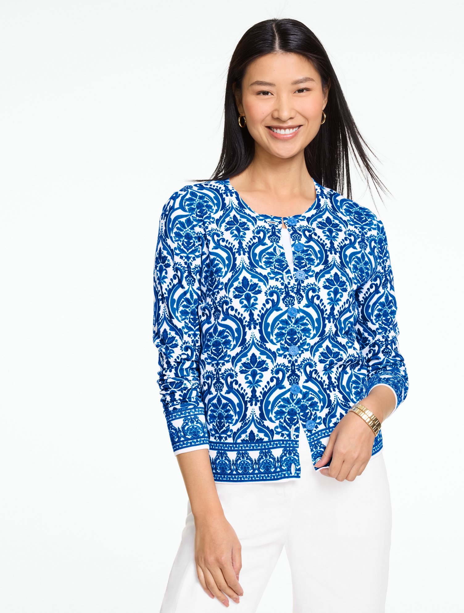 Charming Cardigan - Majestic Medallion