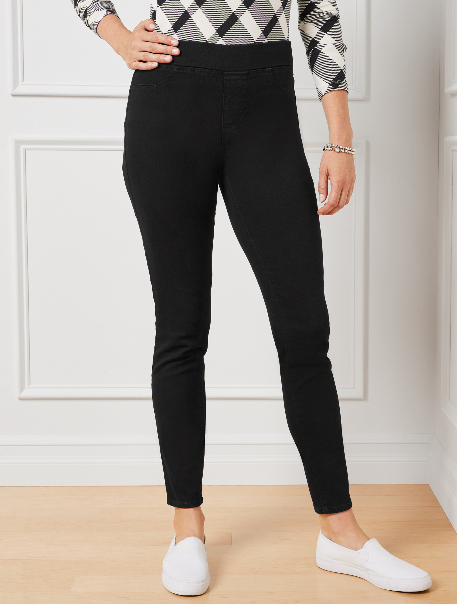 Sculpt Pull-On Jeggings Black Talbots
