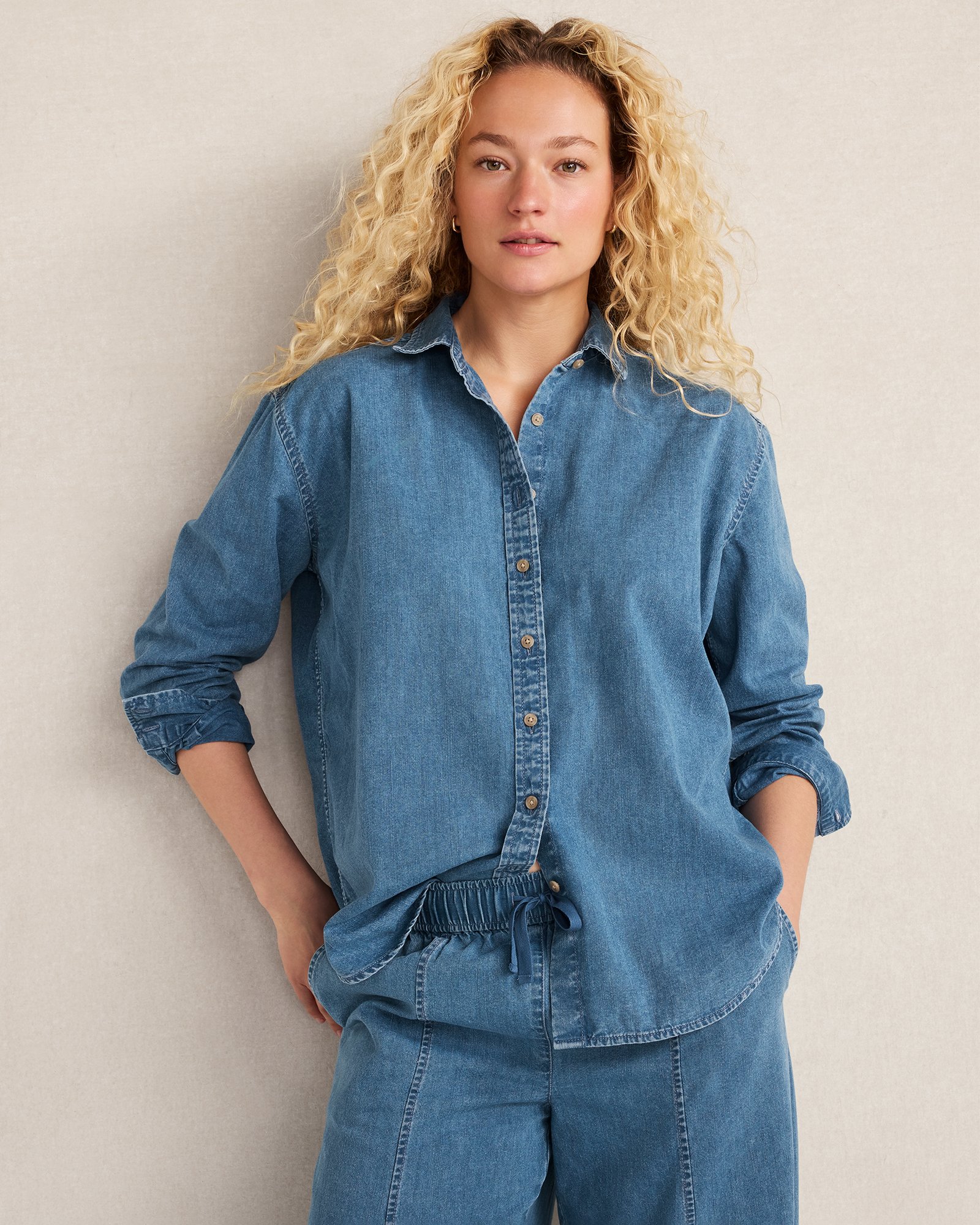 The Daily Shirt Organic Cotton Denim