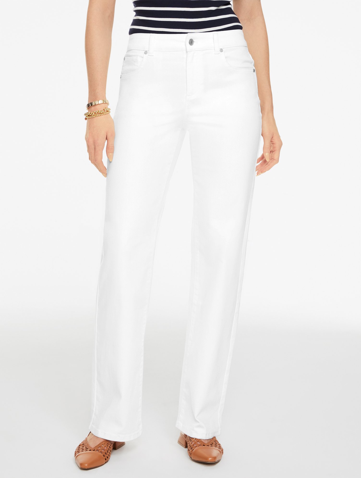 Classic Jean Trousers - White