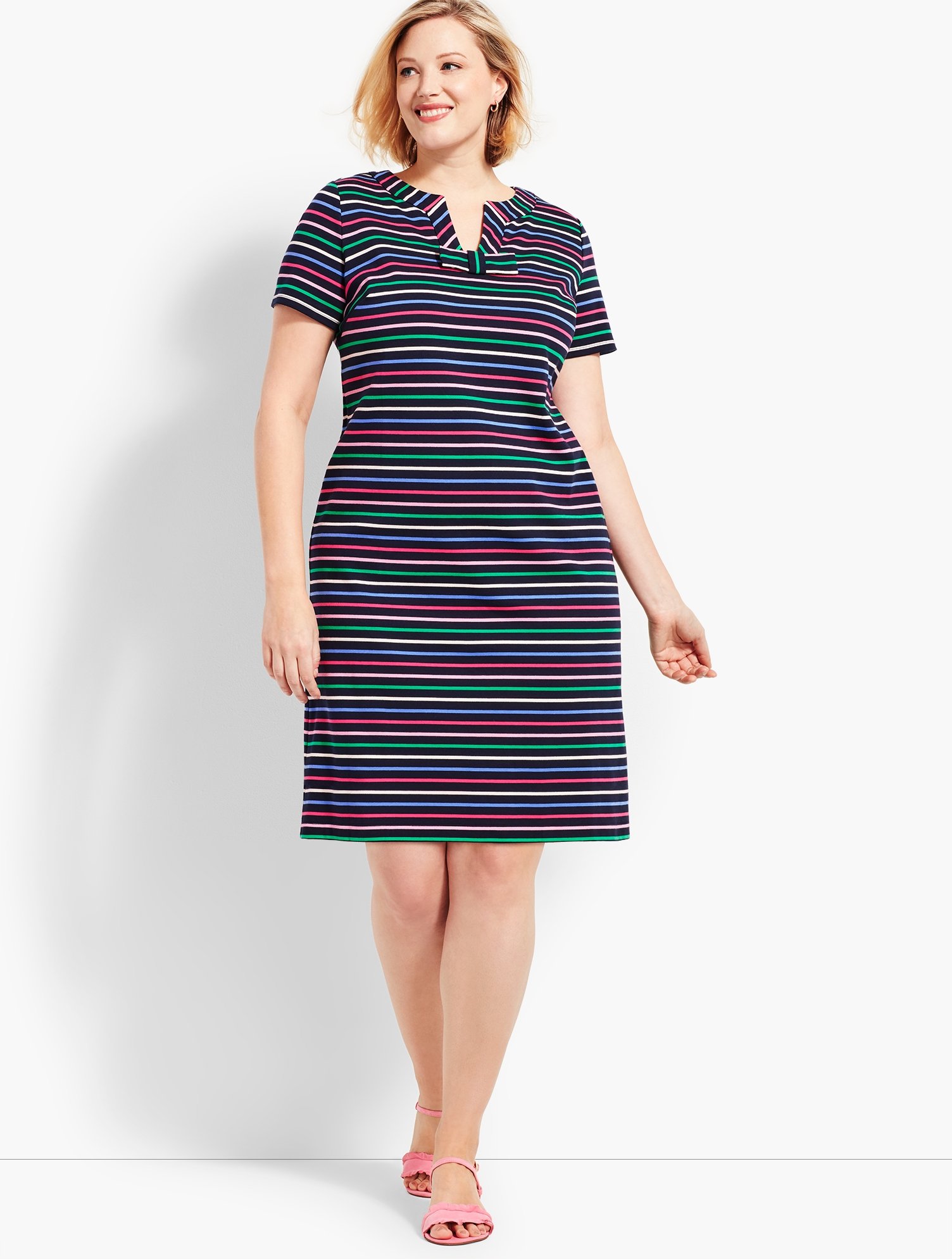 Bow-Front Shift - Stripe