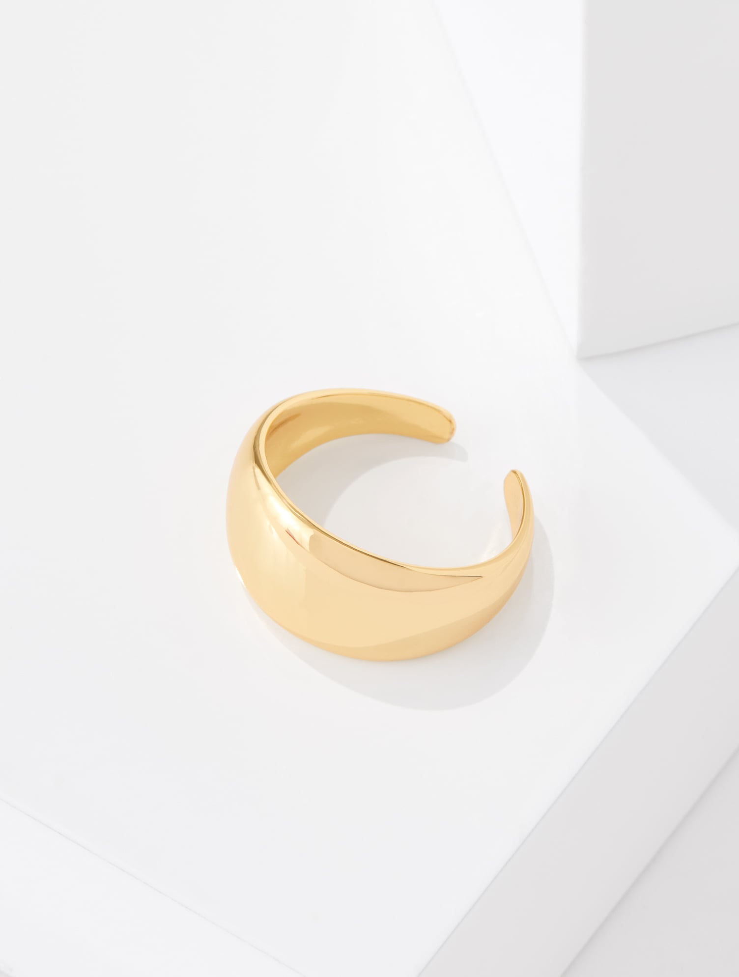Dome Adjustable Ring - Gold - 001 Talbots