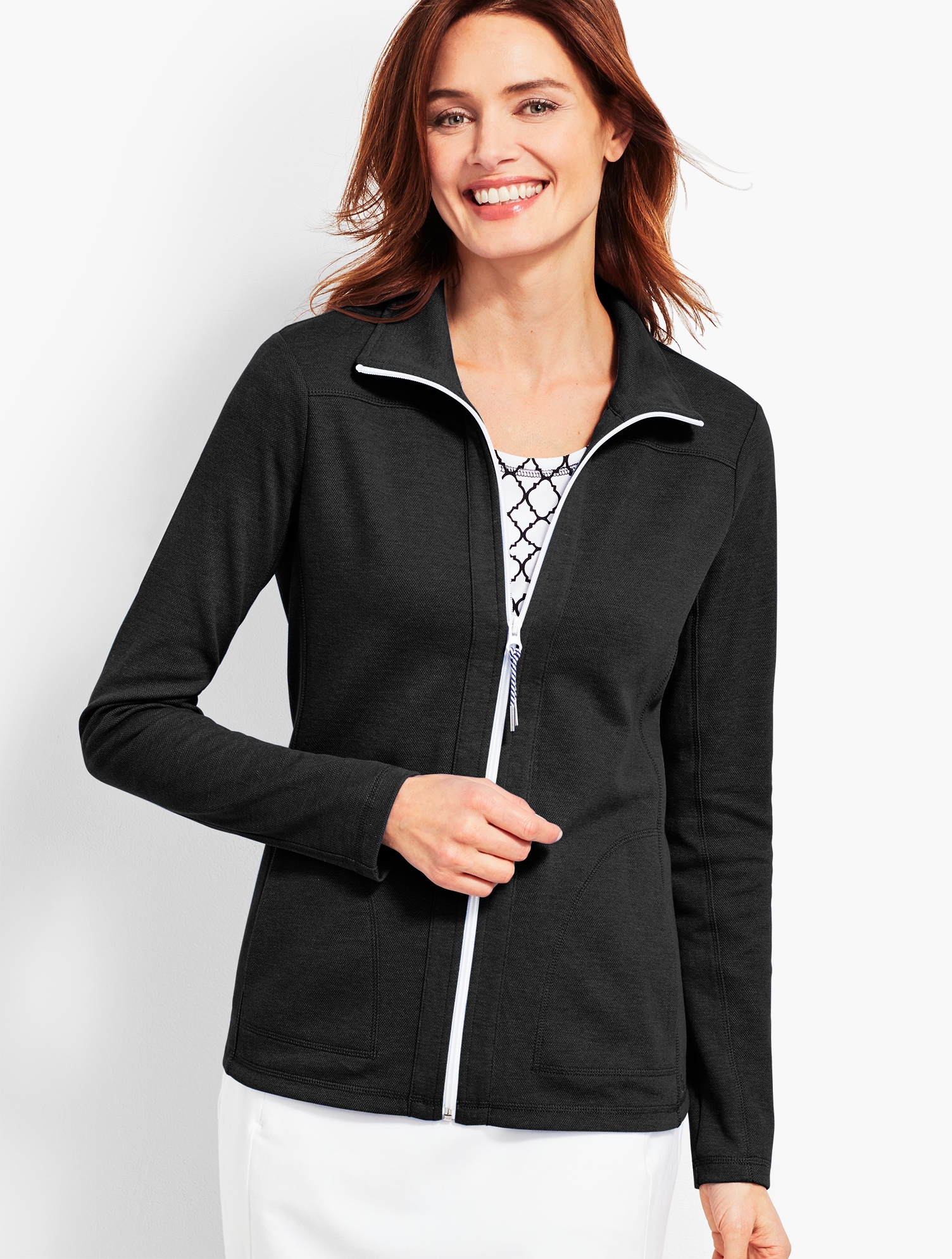 Pique Jacket | Talbots
