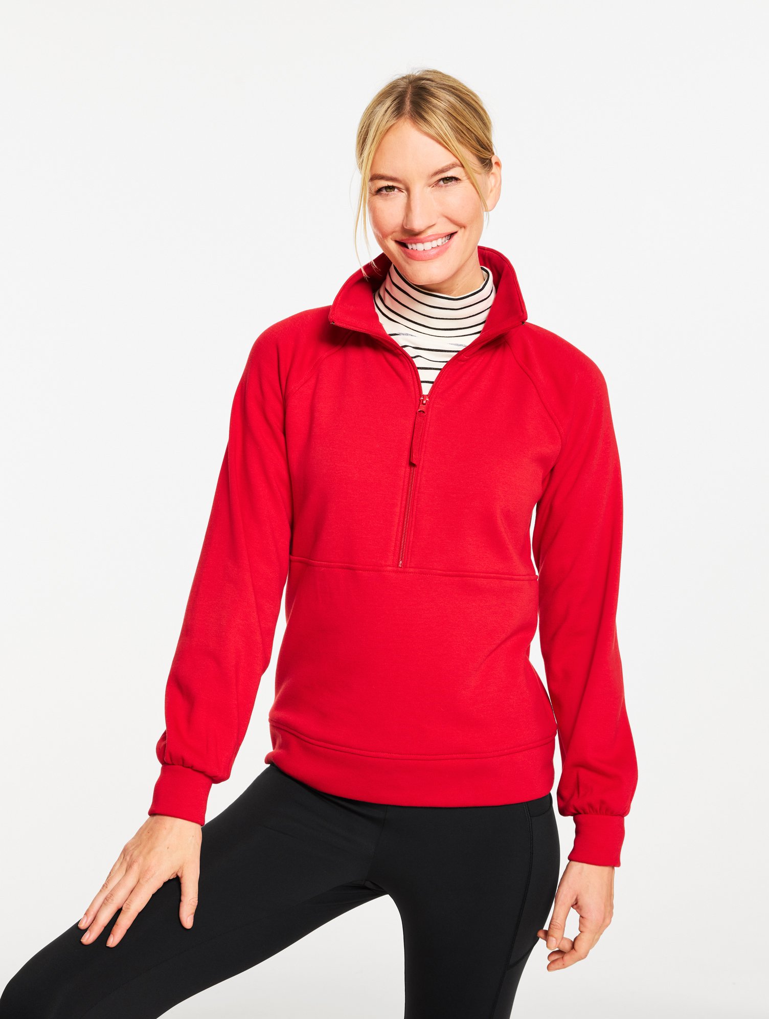 Cozy Cloud Half-Zip Pullover | Talbots