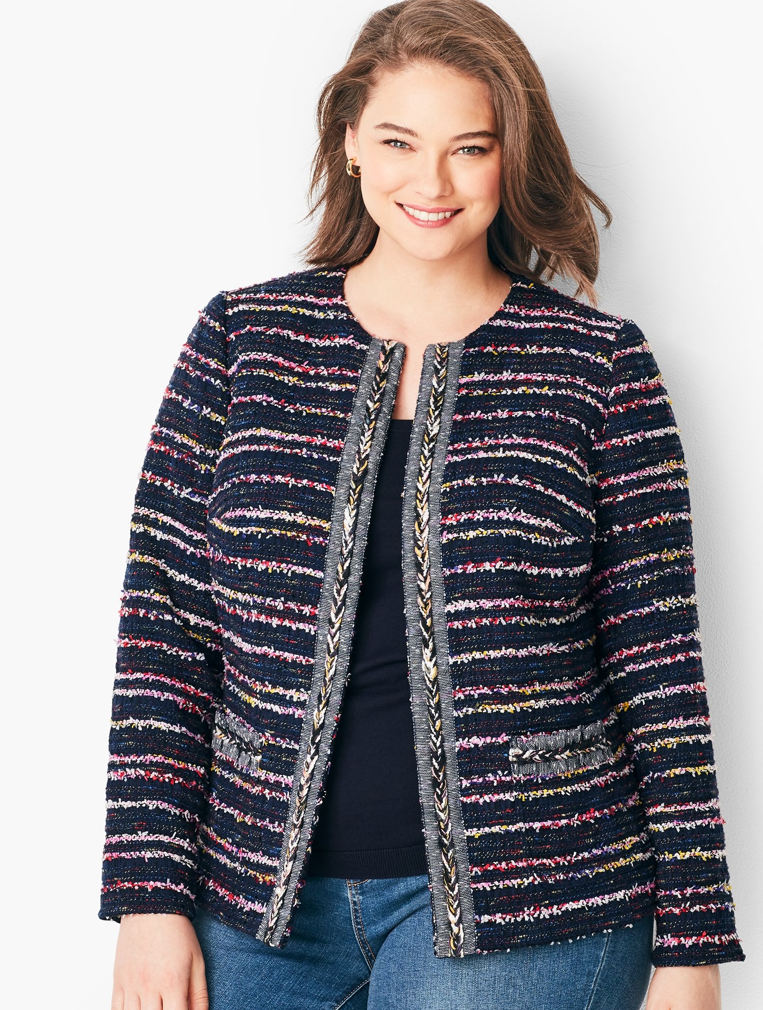 Fringe Tweed Jacket