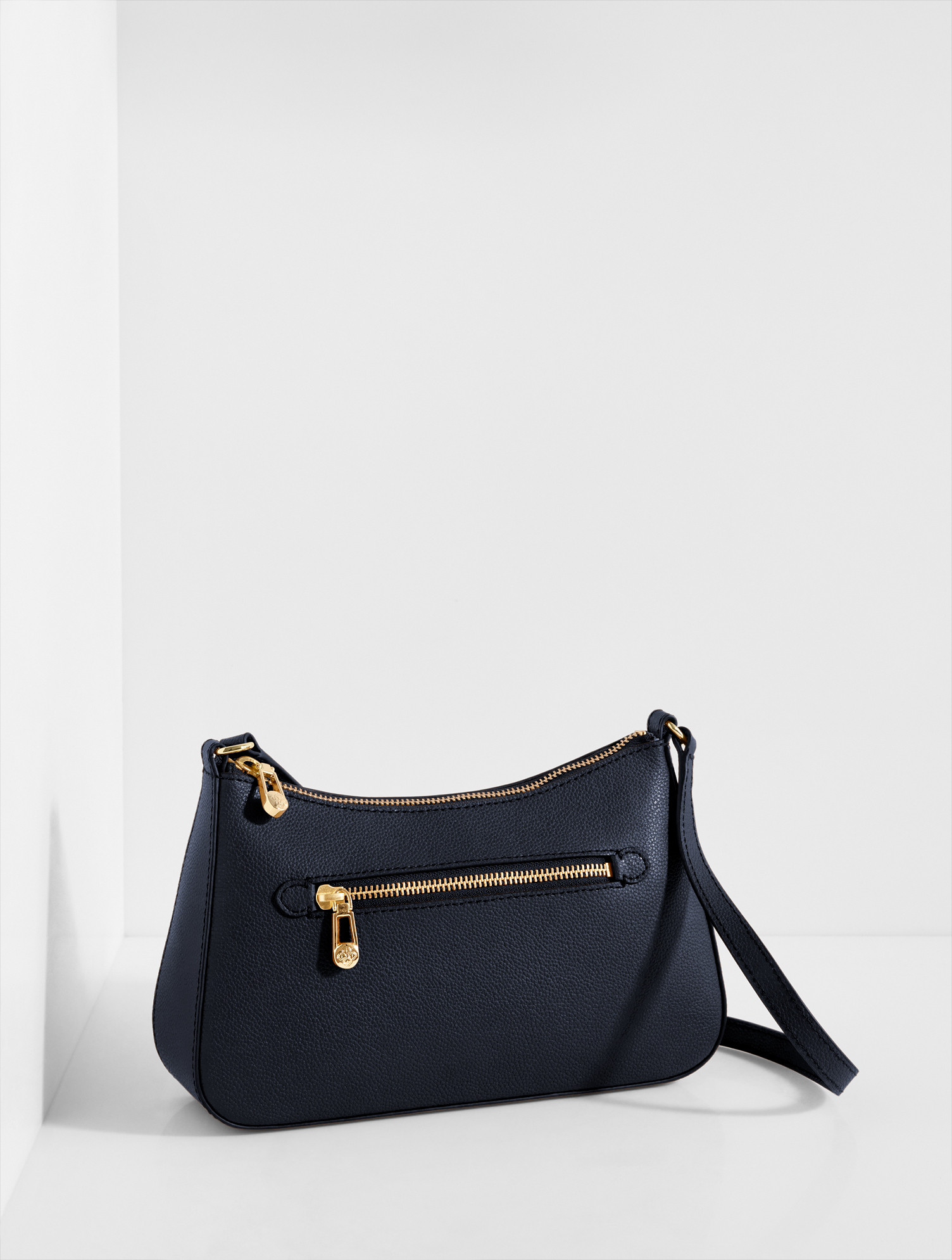 Evelyn Pebble Leather Crossbody Bag