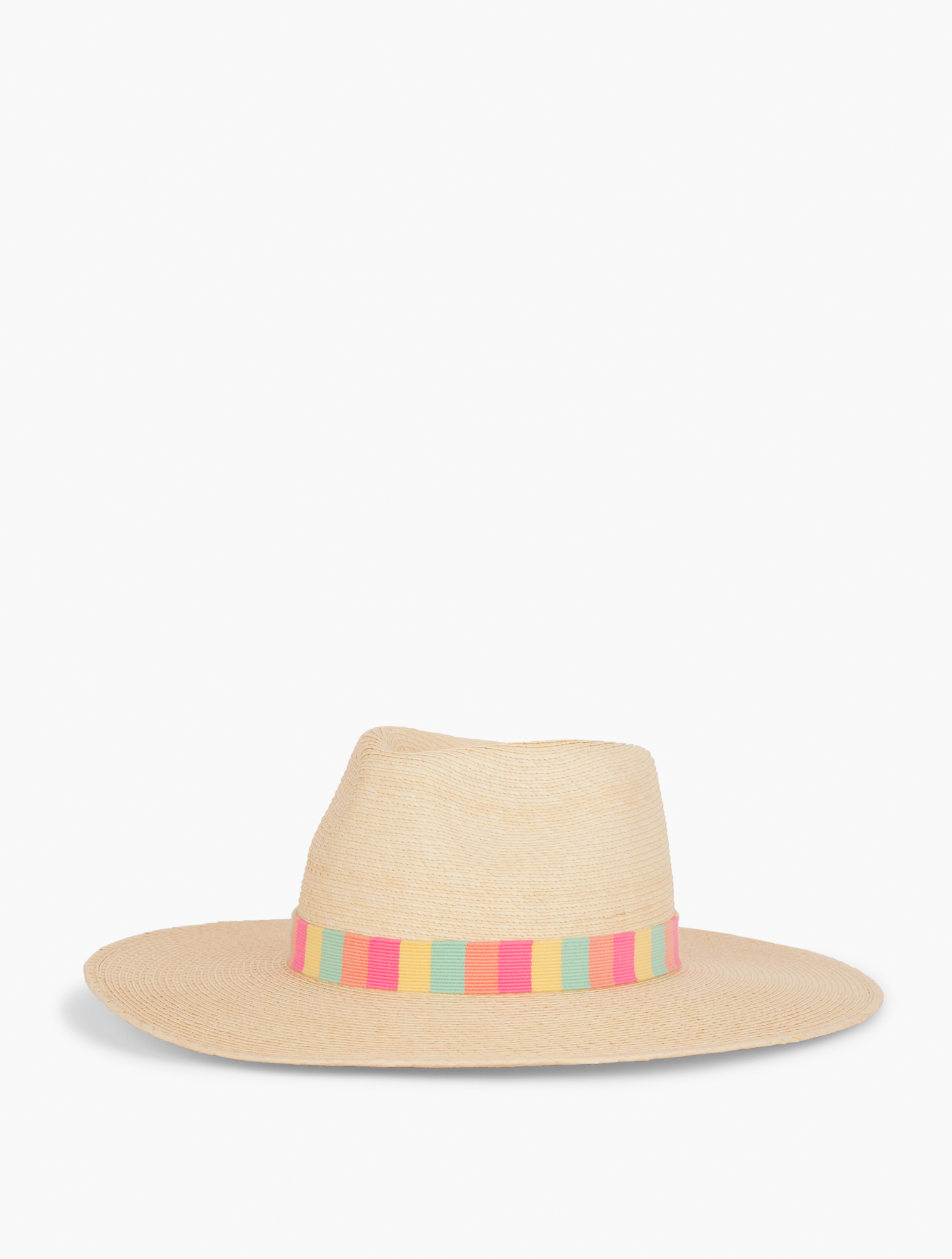 Talbots Stripe Palm Hat Stripe Palm Hat | Talbots main image 4