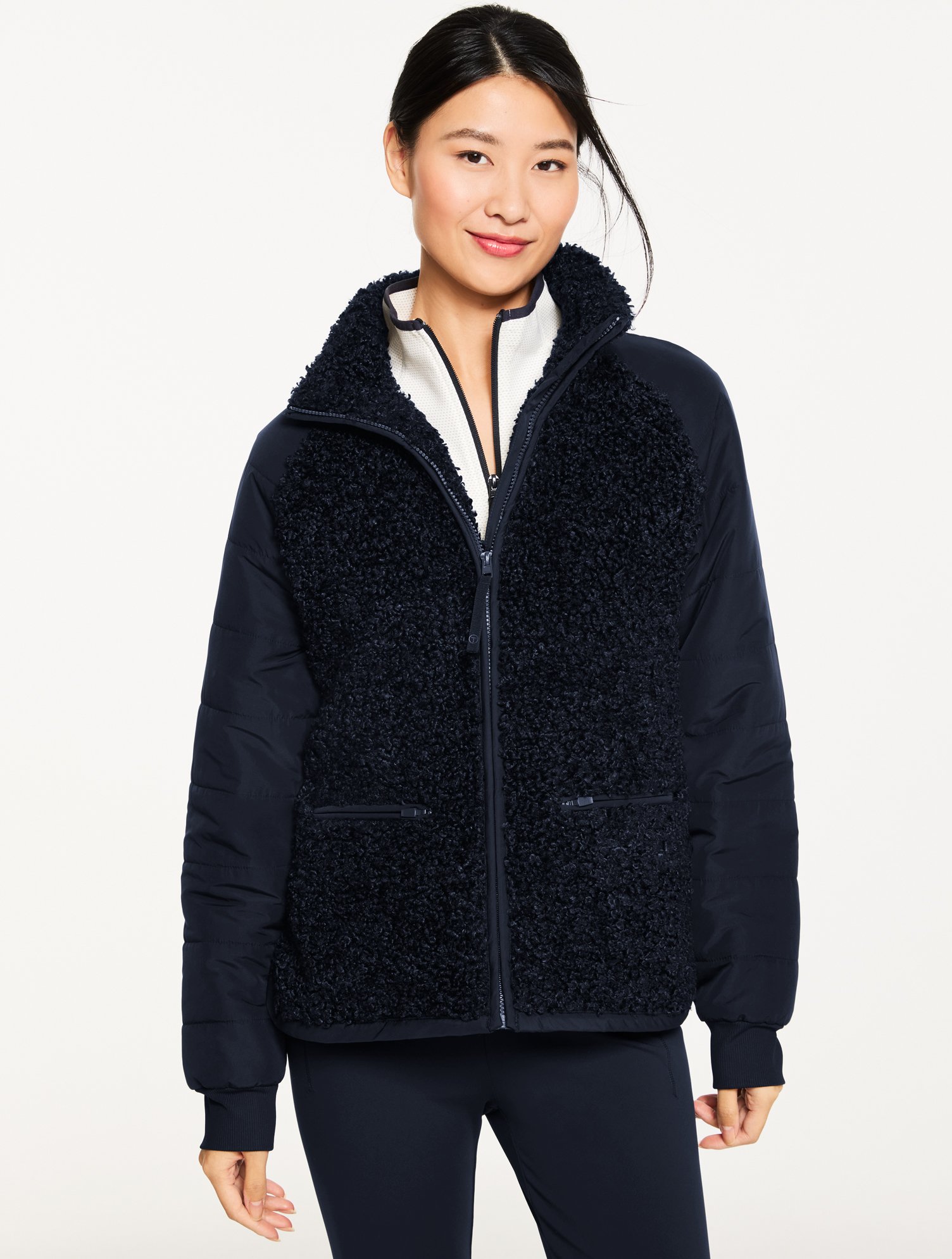 Quilted Sherpa Jacket