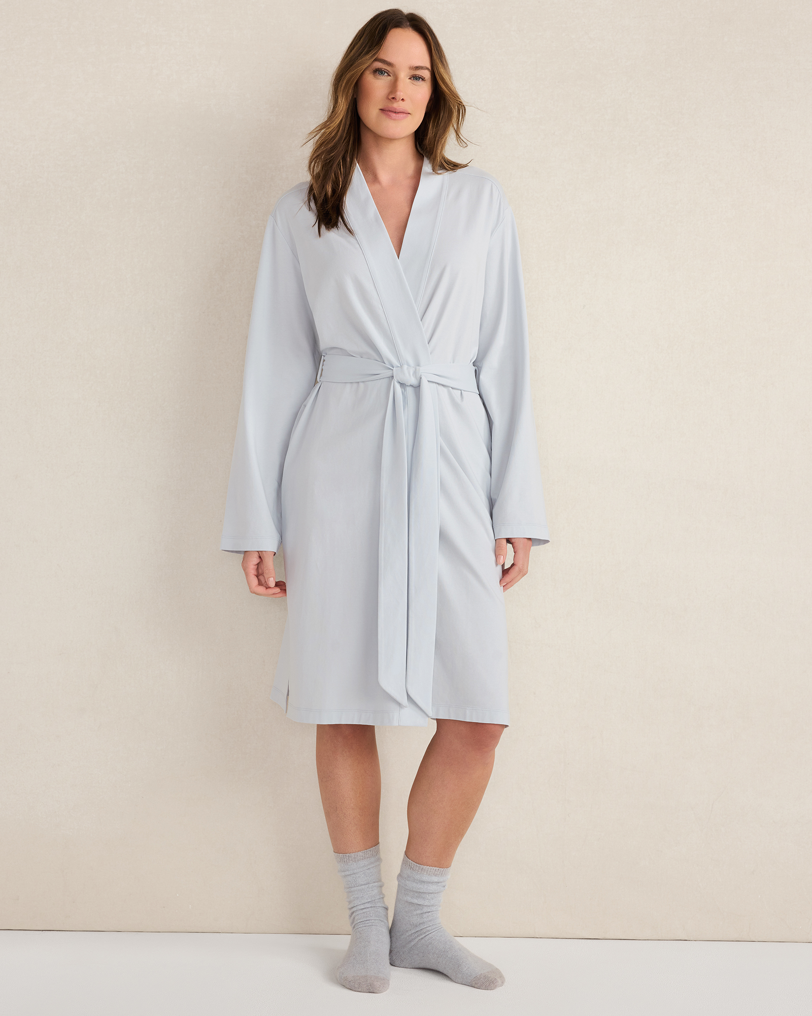 Organic Cotton Jersey Robe