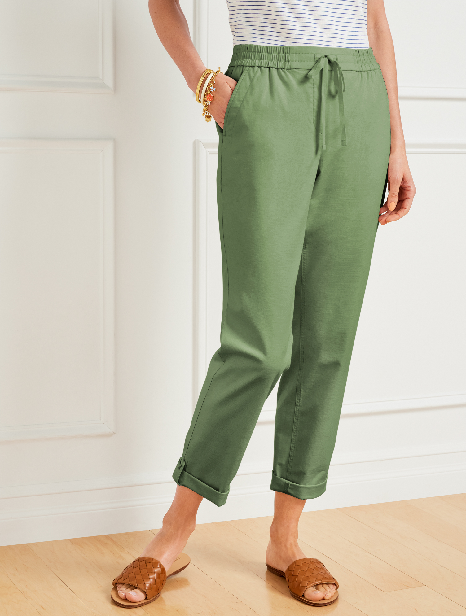 Easy Slim Ankle Pants | Talbots