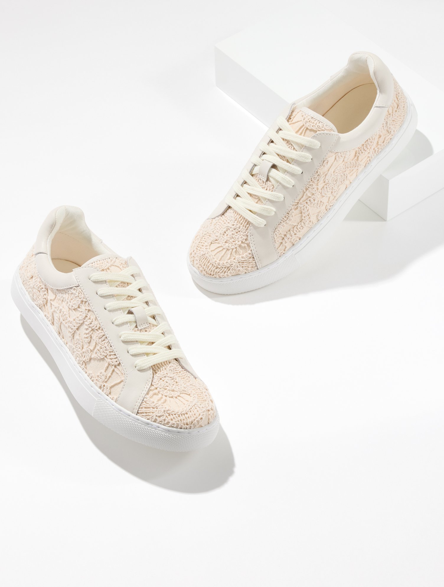 Aubrey Crochet Lace Sneakers