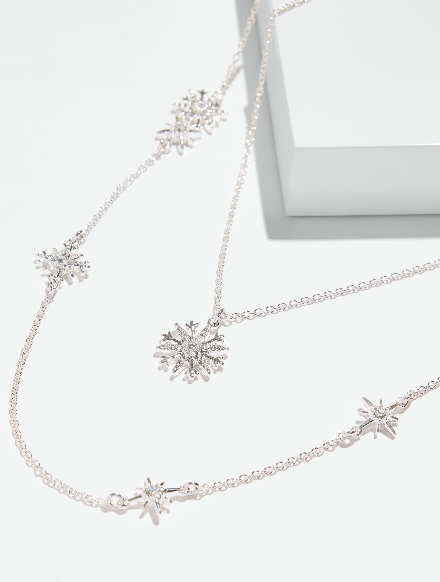 Sparkling Snowflake Necklace