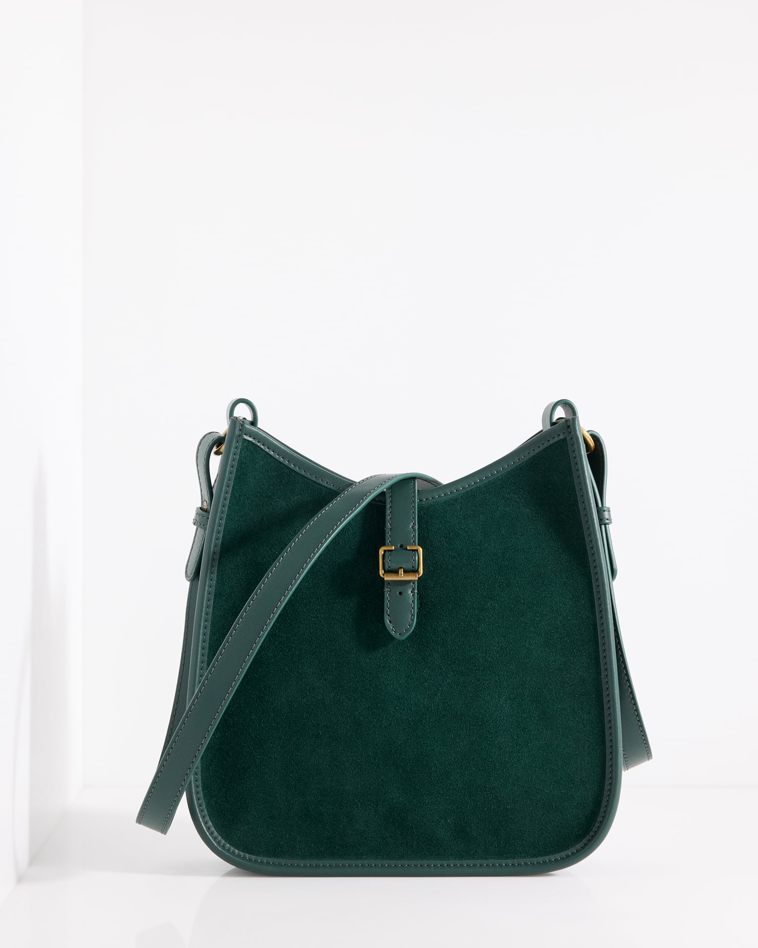 Nadine Suede Saddle Bag - thumbnail 7