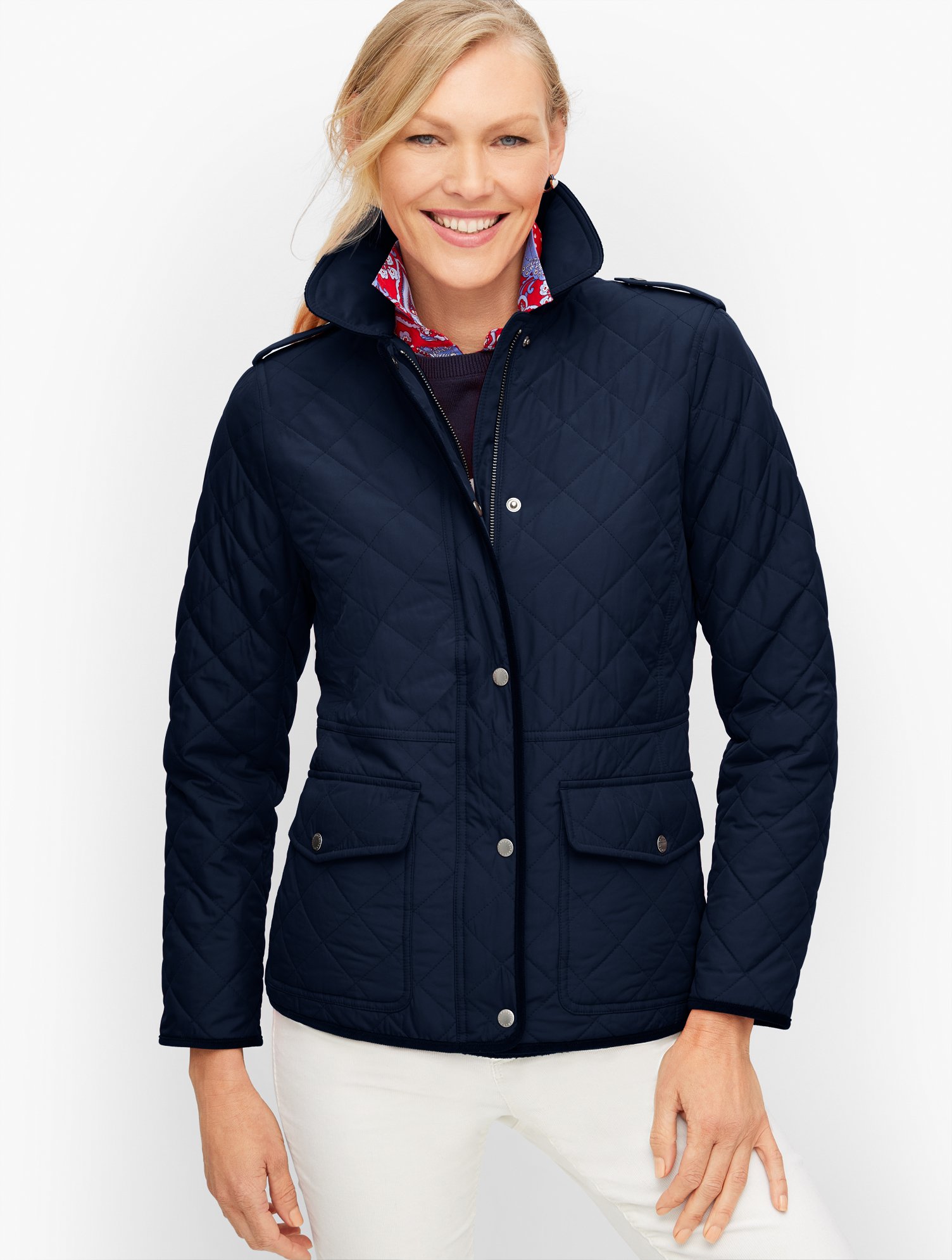 Quilted Barn Jacket Talbots