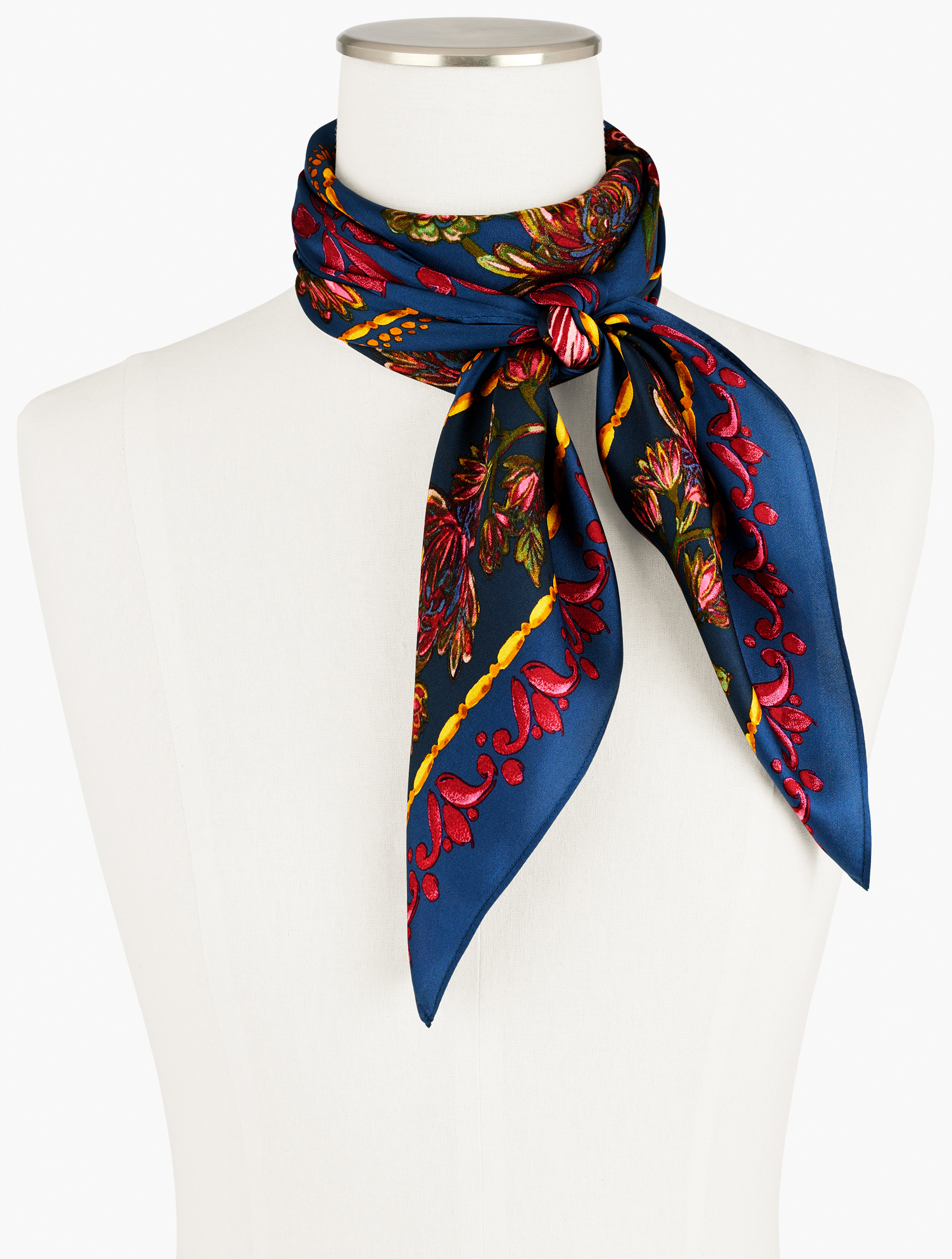 小物 S signature script scarf The Lunar Leopard Silk Twill Scarf 42 – Sabina Savage