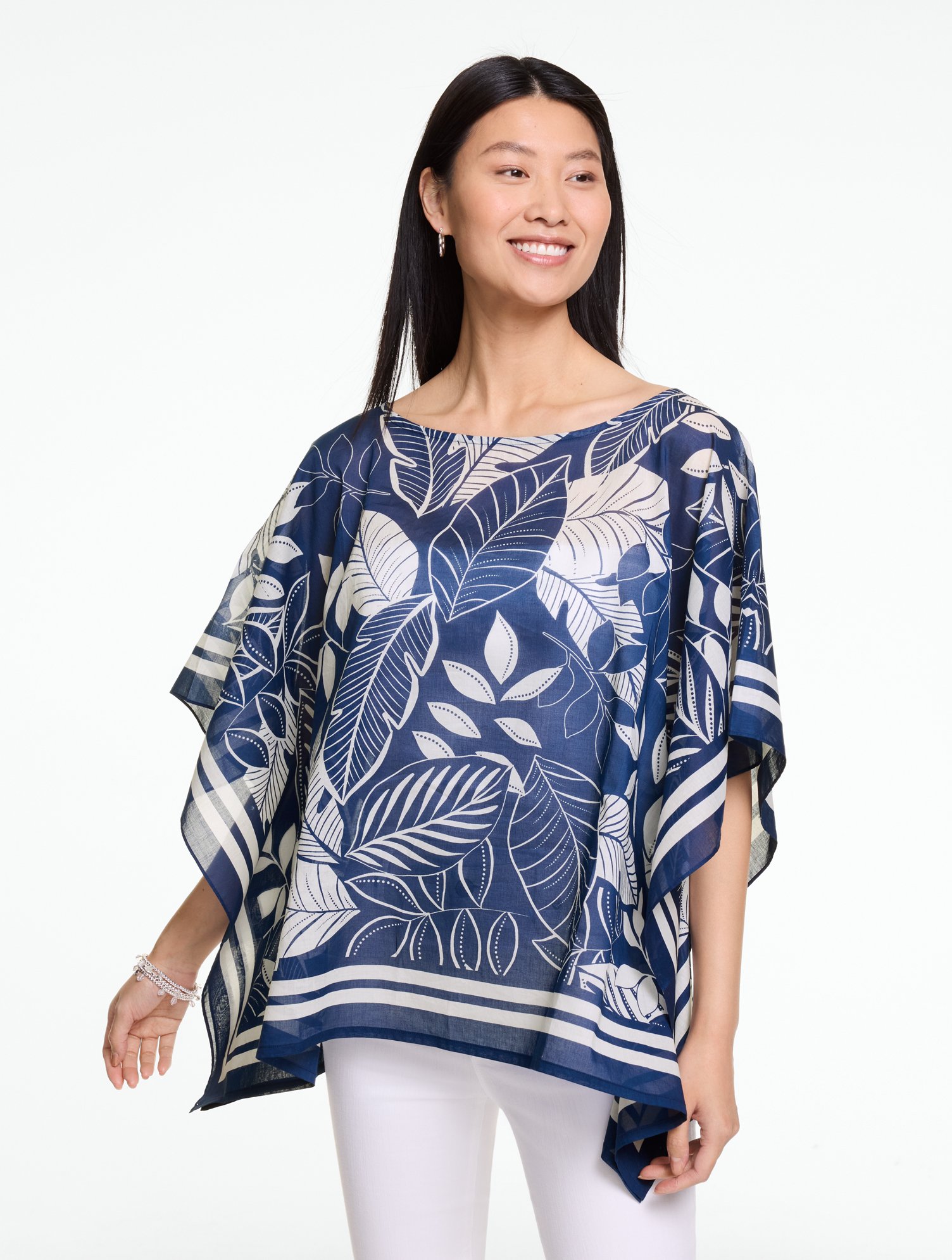 Bicolor Leaves Poncho