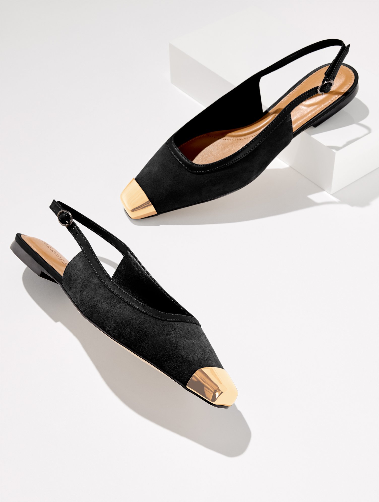 Whitley Suede Slingback Flats
