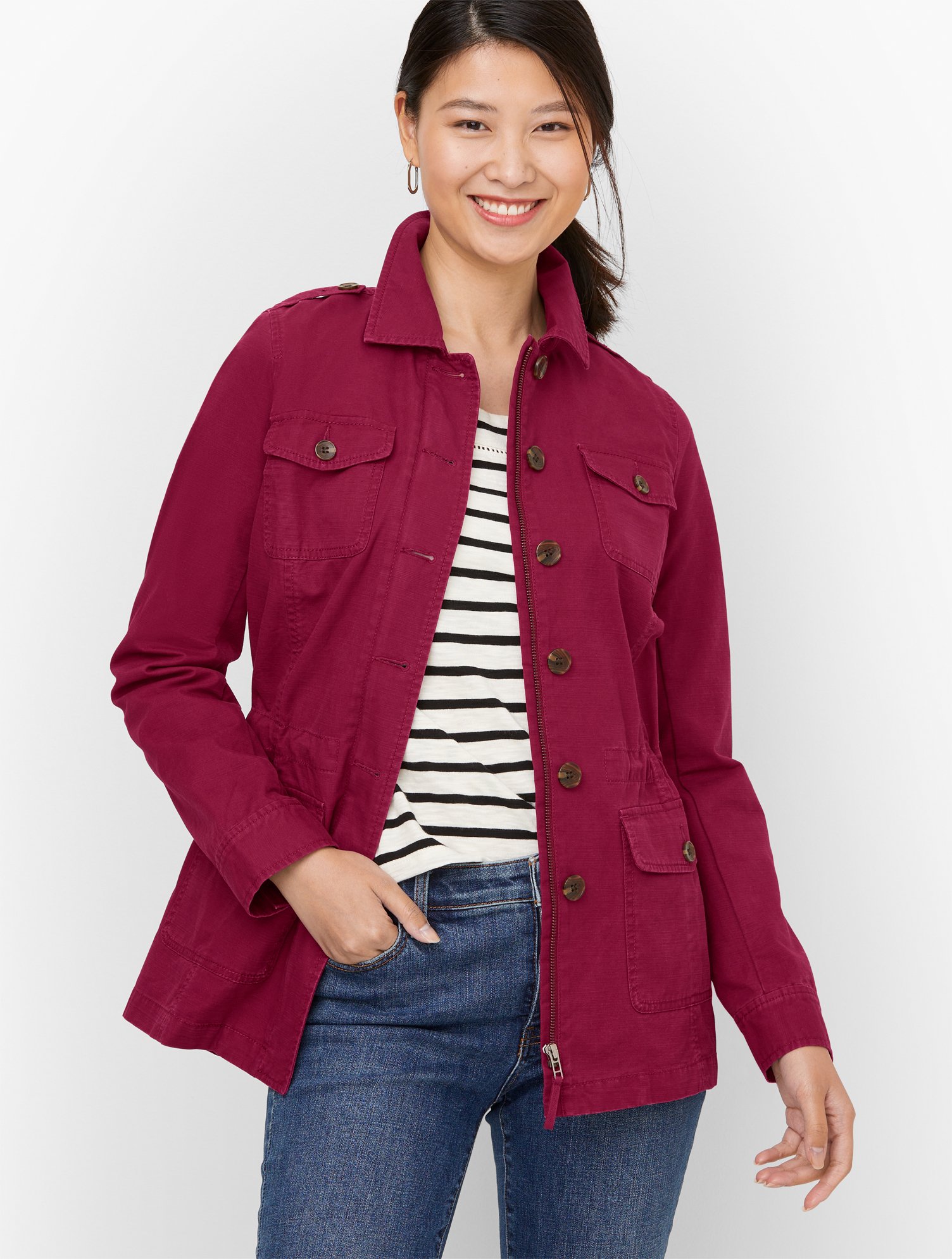 Utility Jacket Talbots Yellow Jacket TALBOTS NWT MEDIUM WOMENS