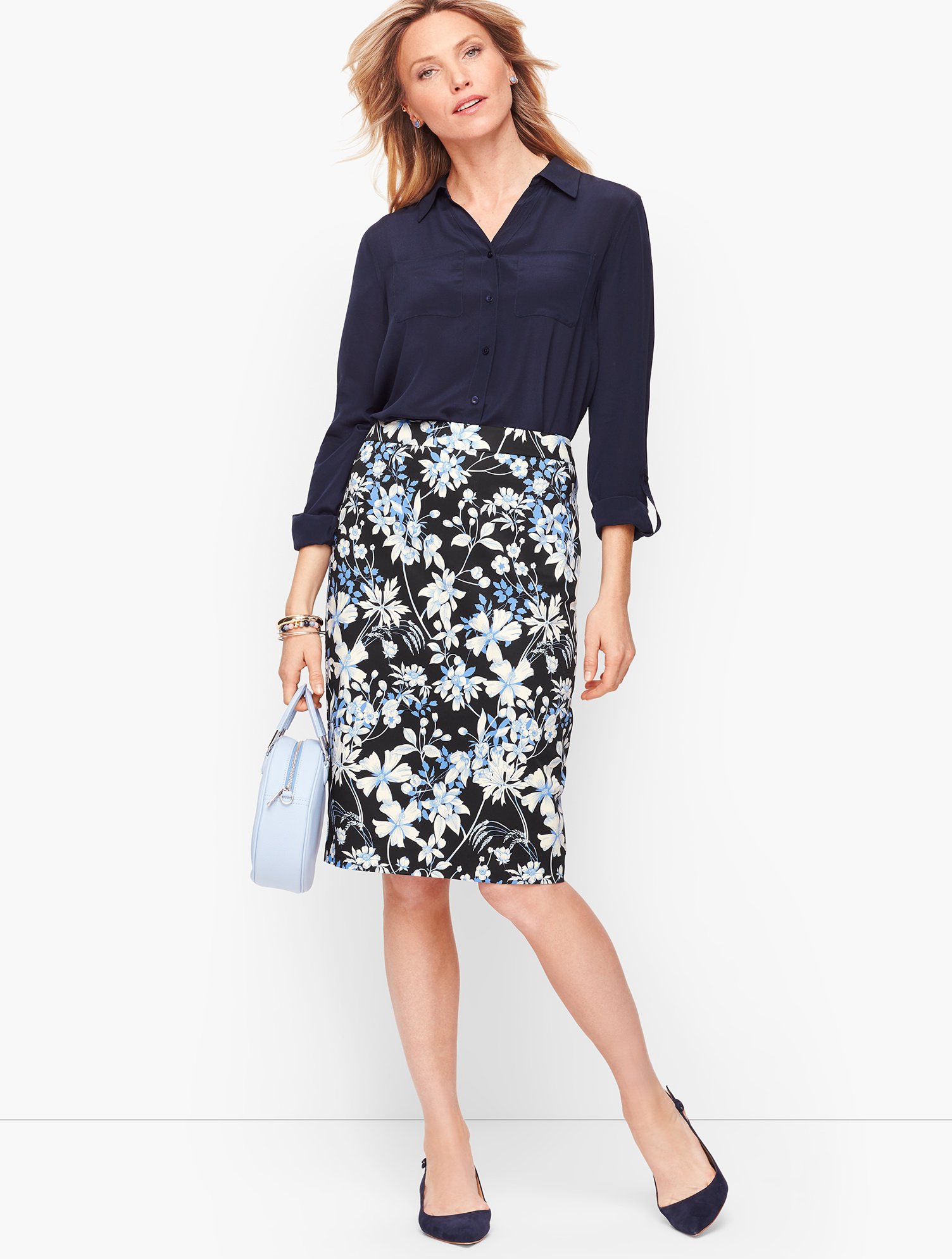Garden Pencil Skirt Talbots