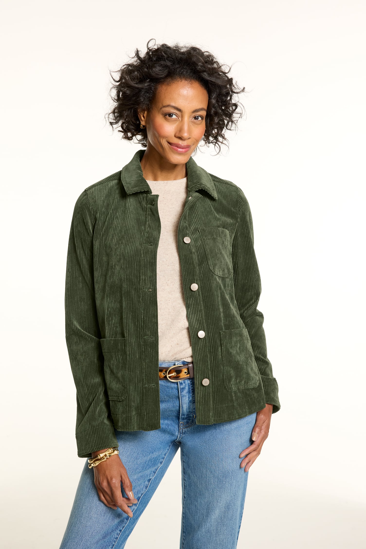 Corduroy Swing Jacket