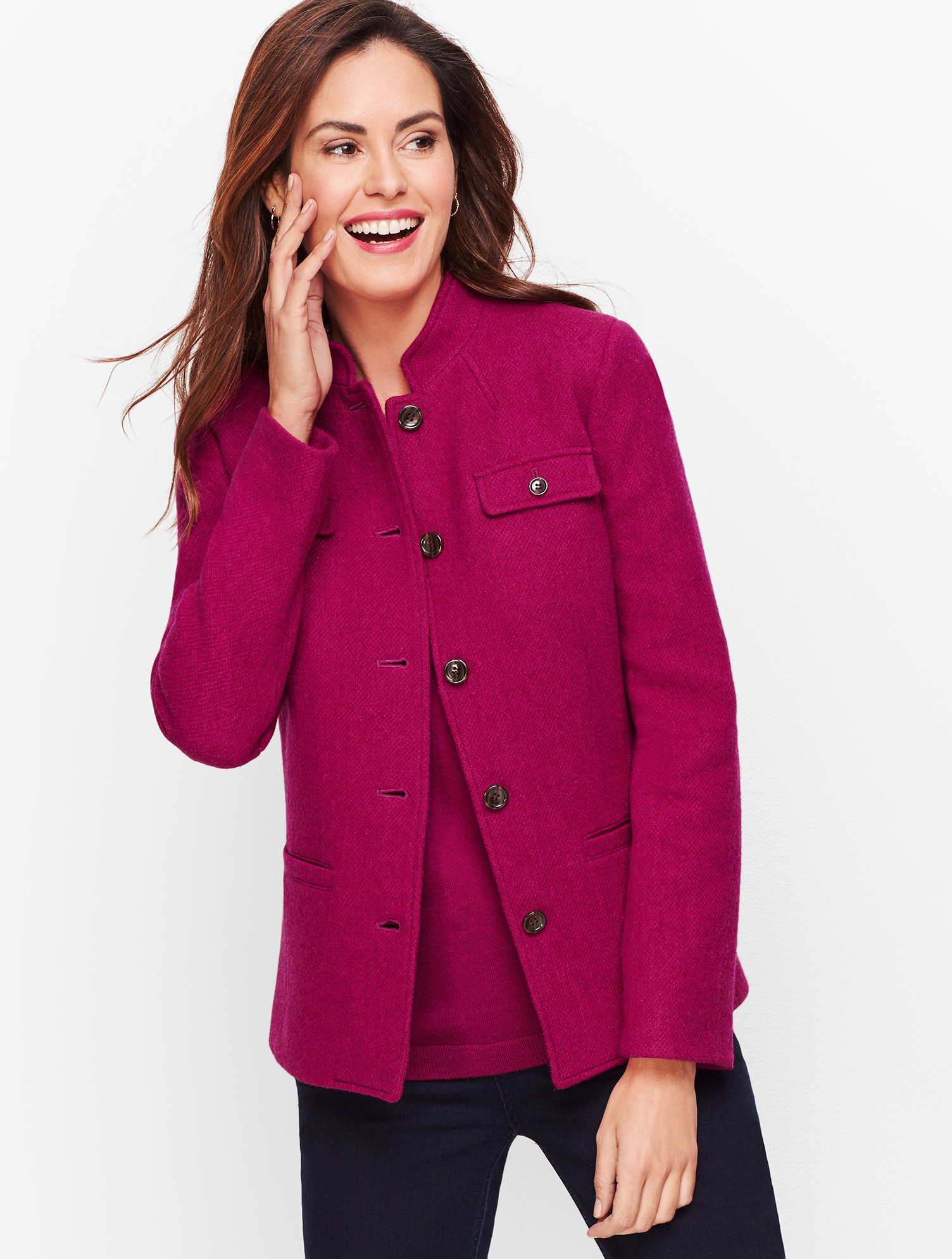 ジャケット・アウター meltthelady wool blazar coat BGSD Women Joan Wool Walking Coat – Luxury Lane