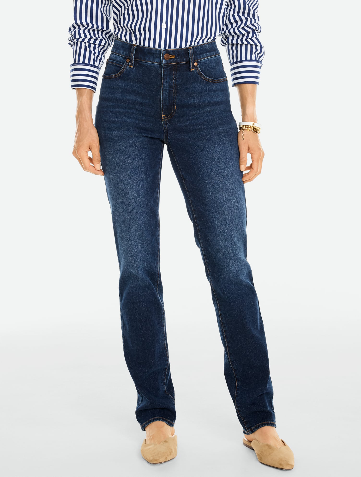 Straight Leg Jeans - Norfolk Wash