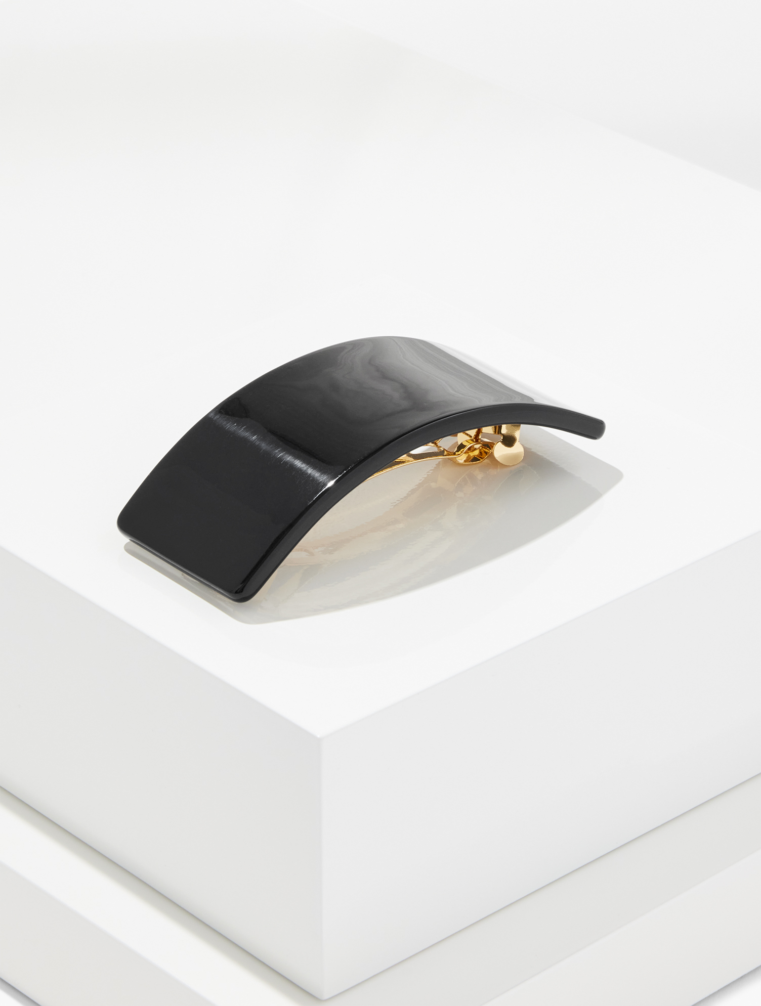 Black Wide Barrette
