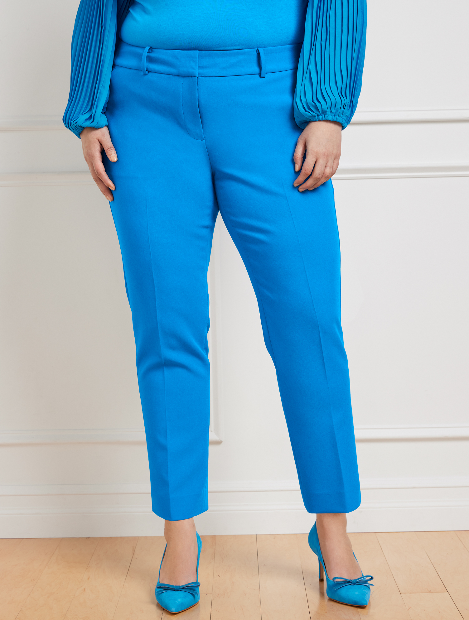 Talbots Hampshire Ankle Pants - Blue Aster - 22